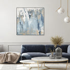 Blue Illusion Square III by Patricia Pinto on GIANT ART - abstract 