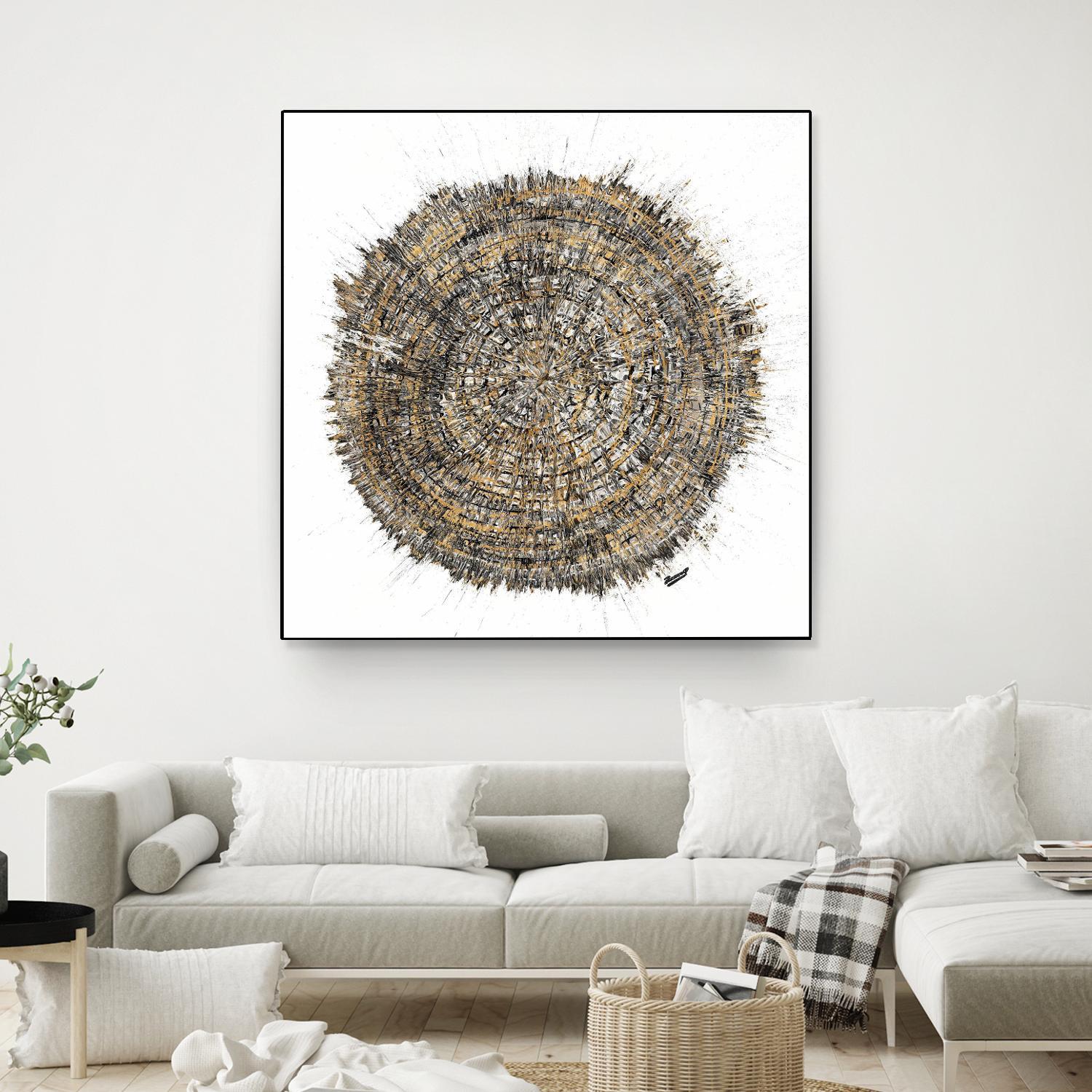 Mysterious Tree Ring by Roberto Gonzalez on GIANT ART - abstract 