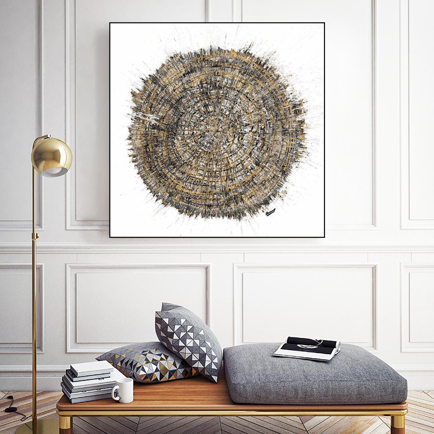 Mysterious Tree Ring by Roberto Gonzalez on GIANT ART - abstract 