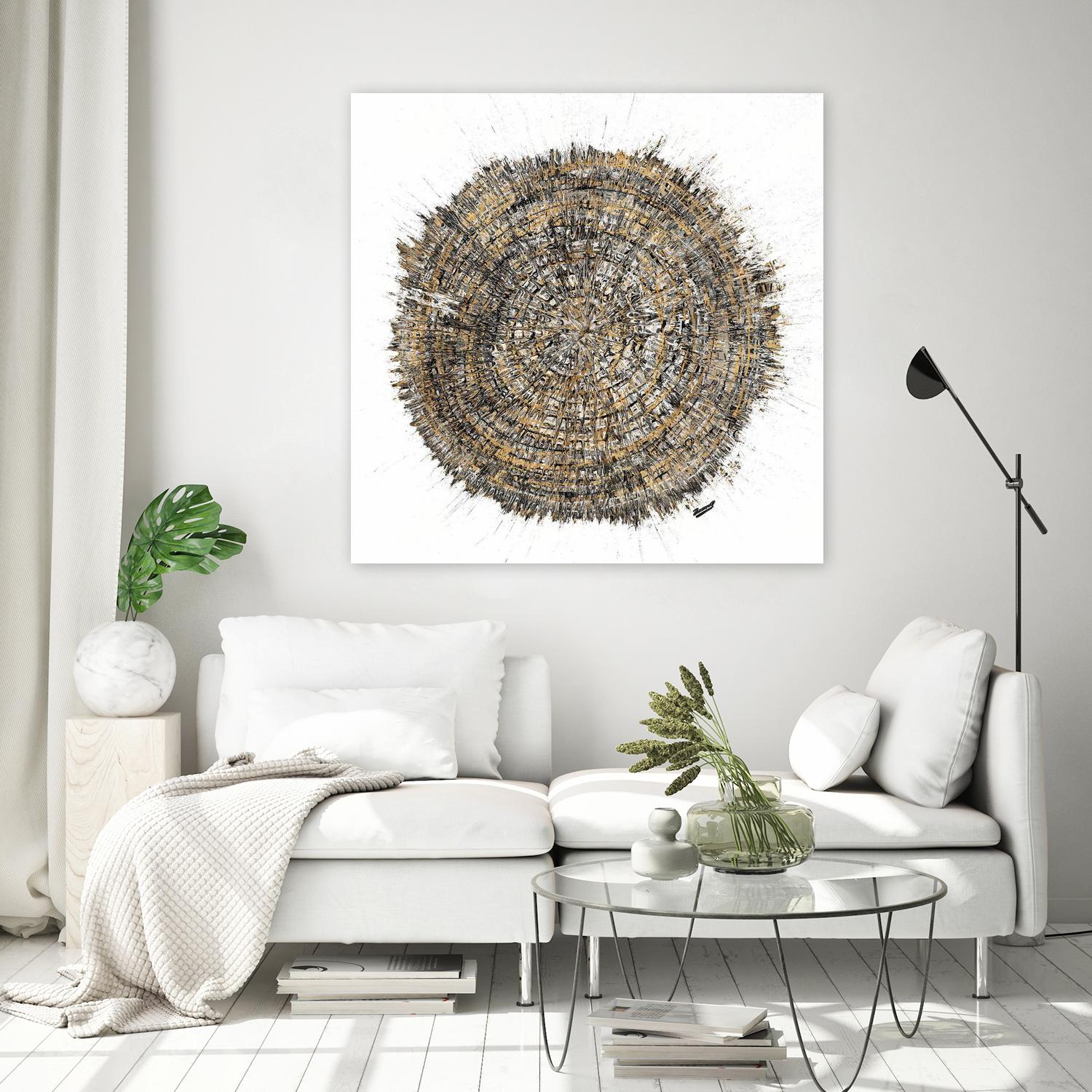 Mysterious Tree Ring by Roberto Gonzalez on GIANT ART - abstract 