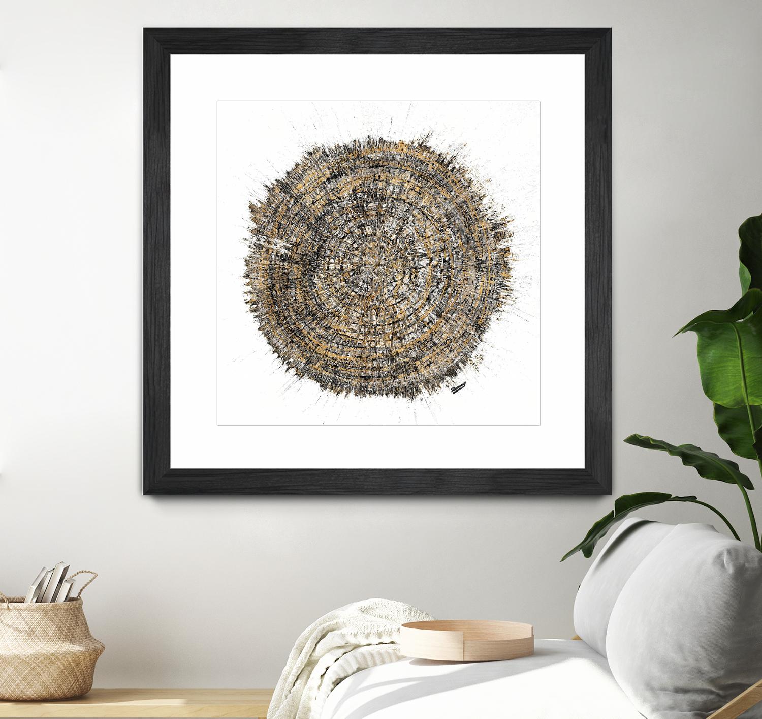 Mysterious Tree Ring by Roberto Gonzalez on GIANT ART - abstract 