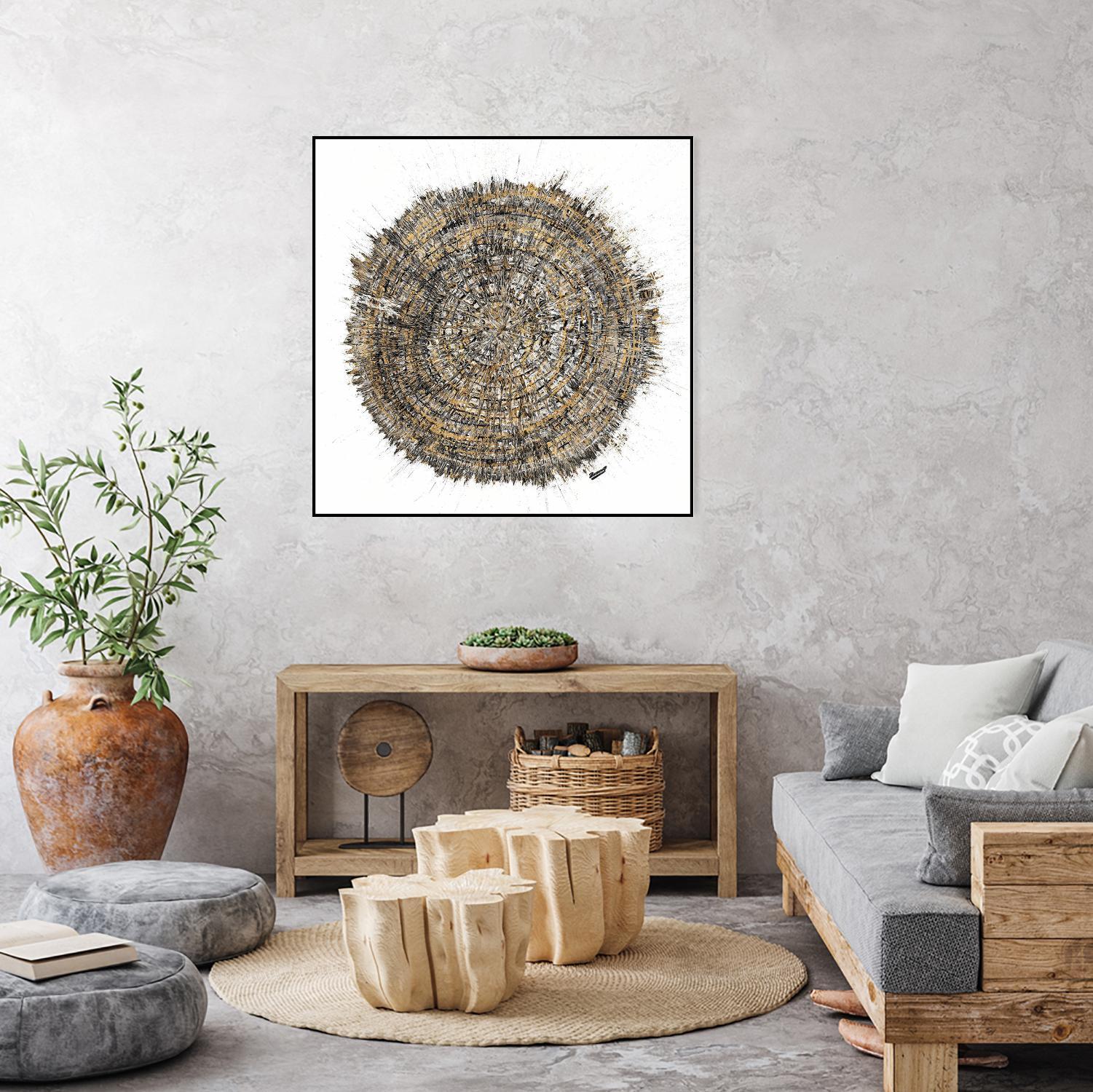 Mysterious Tree Ring by Roberto Gonzalez on GIANT ART - abstract 