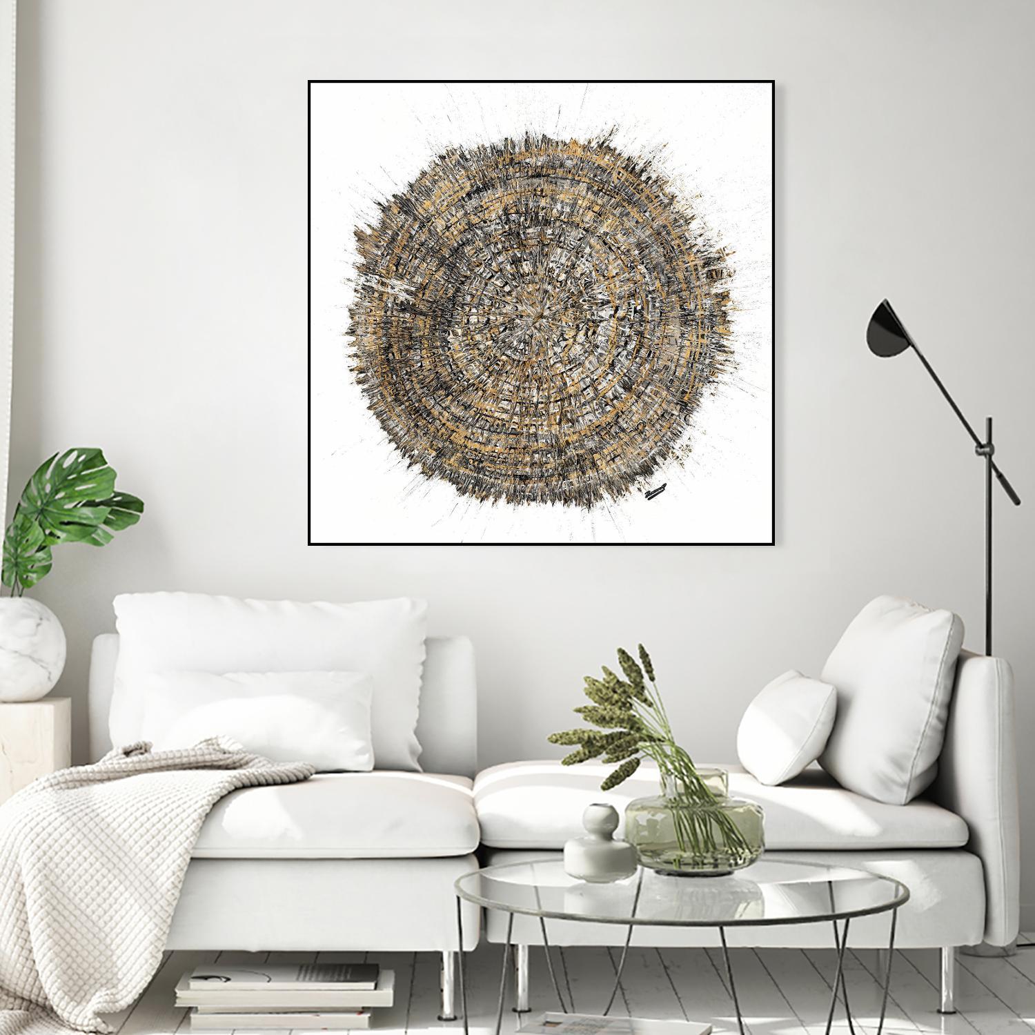Mysterious Tree Ring by Roberto Gonzalez on GIANT ART - abstract 