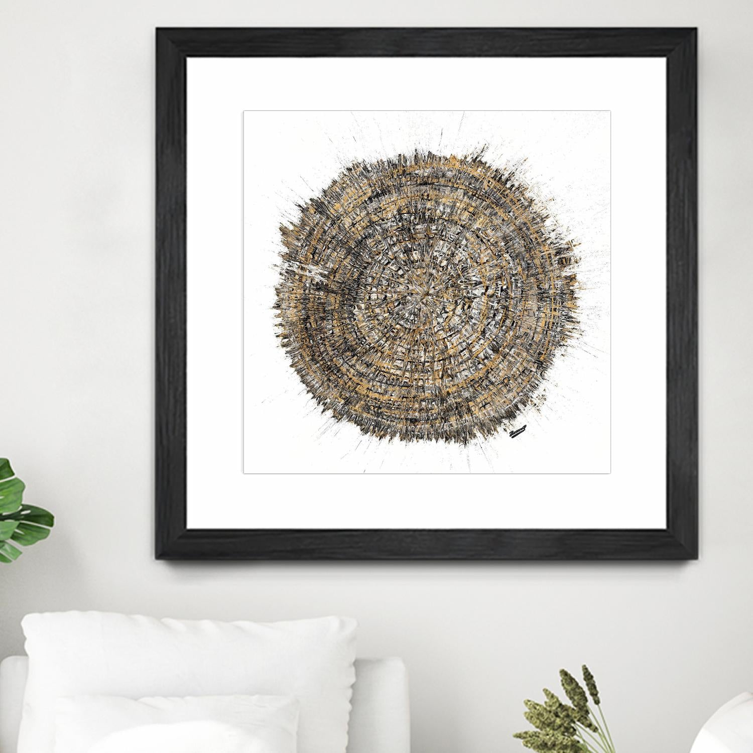 Mysterious Tree Ring by Roberto Gonzalez on GIANT ART - abstract 