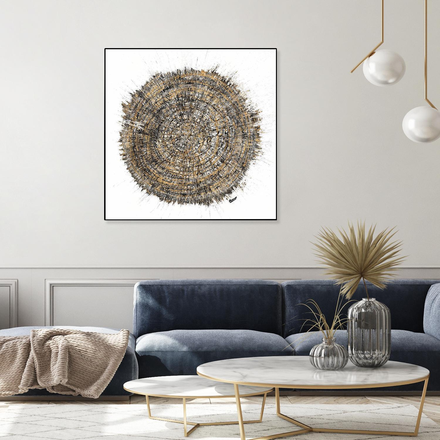 Mysterious Tree Ring by Roberto Gonzalez on GIANT ART - abstract 