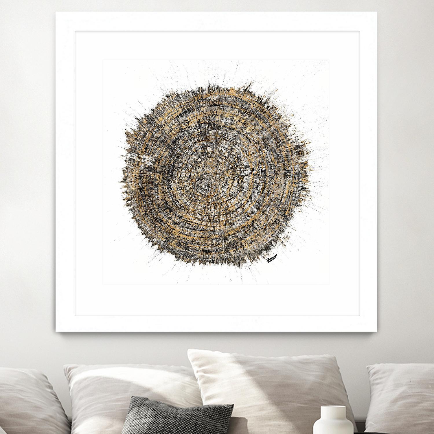 Mysterious Tree Ring by Roberto Gonzalez on GIANT ART - abstract 