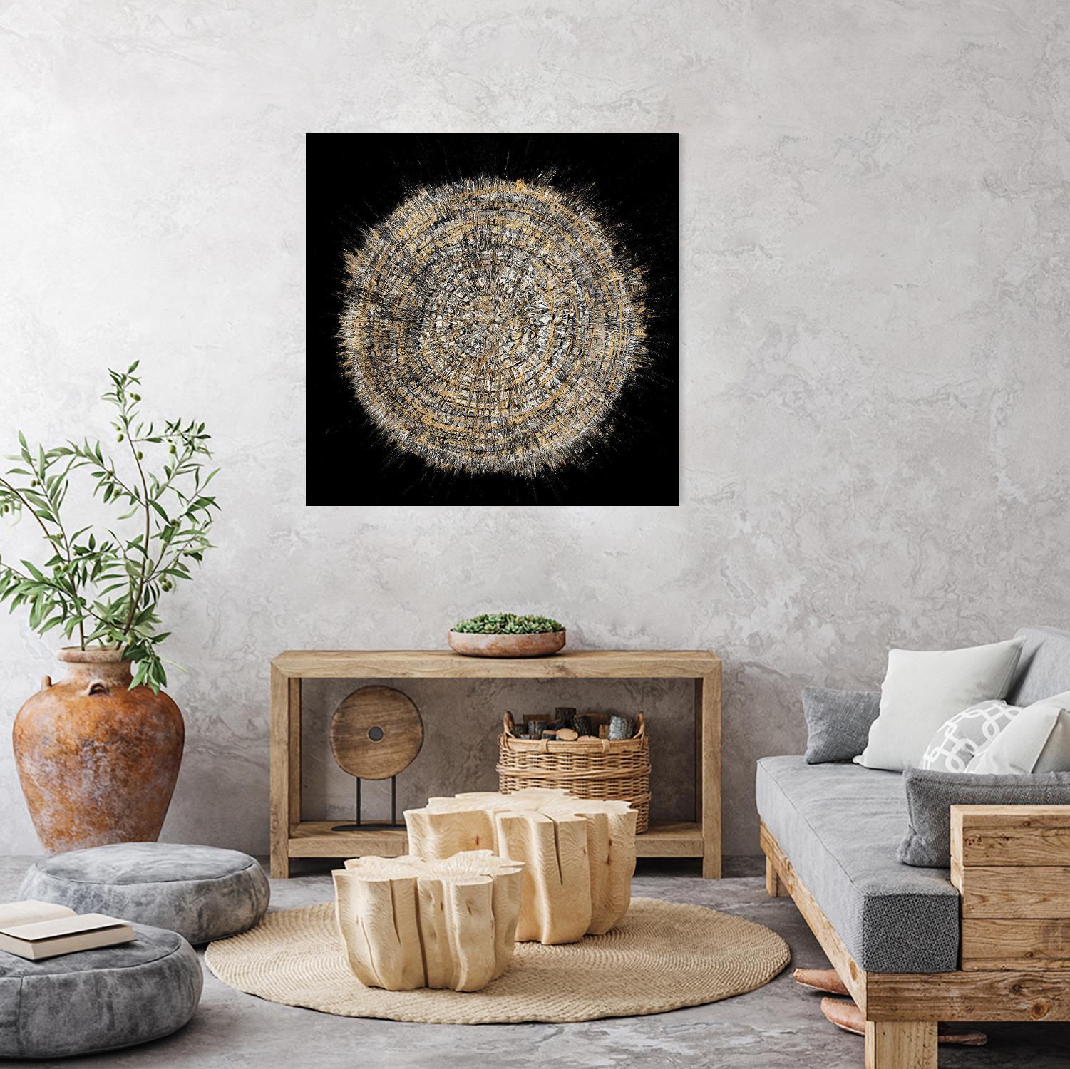 Mysterious Tree Rings by Roberto Gonzalez on GIANT ART - decorative 