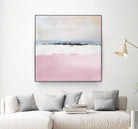 Pink Sea Abstract by Lanie Loreth on GIANT ART - pink abstract costal
