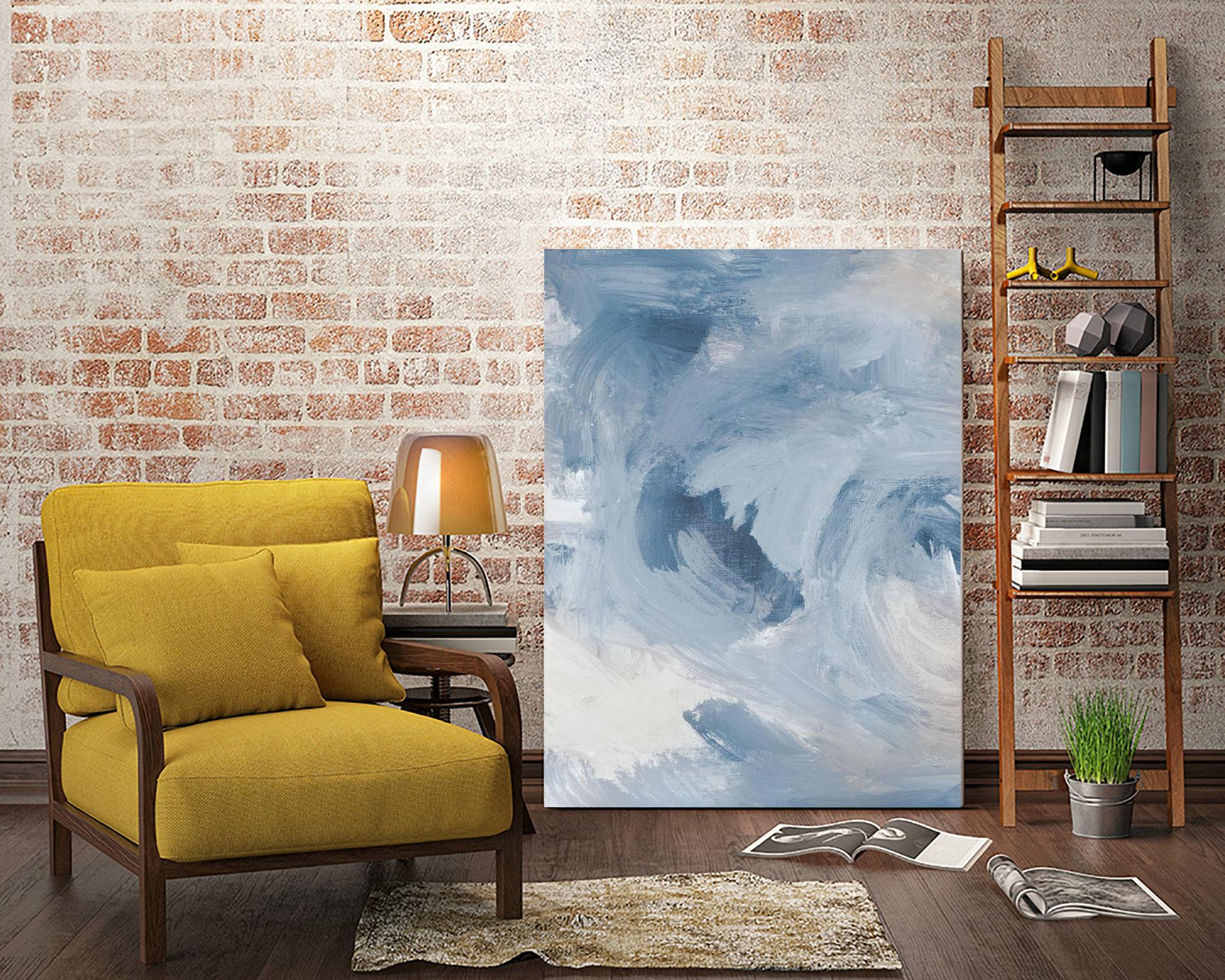 Blue Cloudy Dreams I by Lanie Loreth on GIANT ART - abstract 