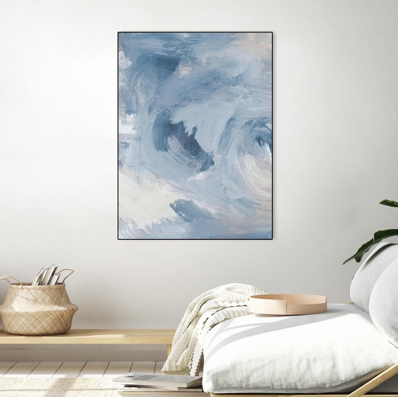 Blue Cloudy Dreams I by Lanie Loreth on GIANT ART - abstract 