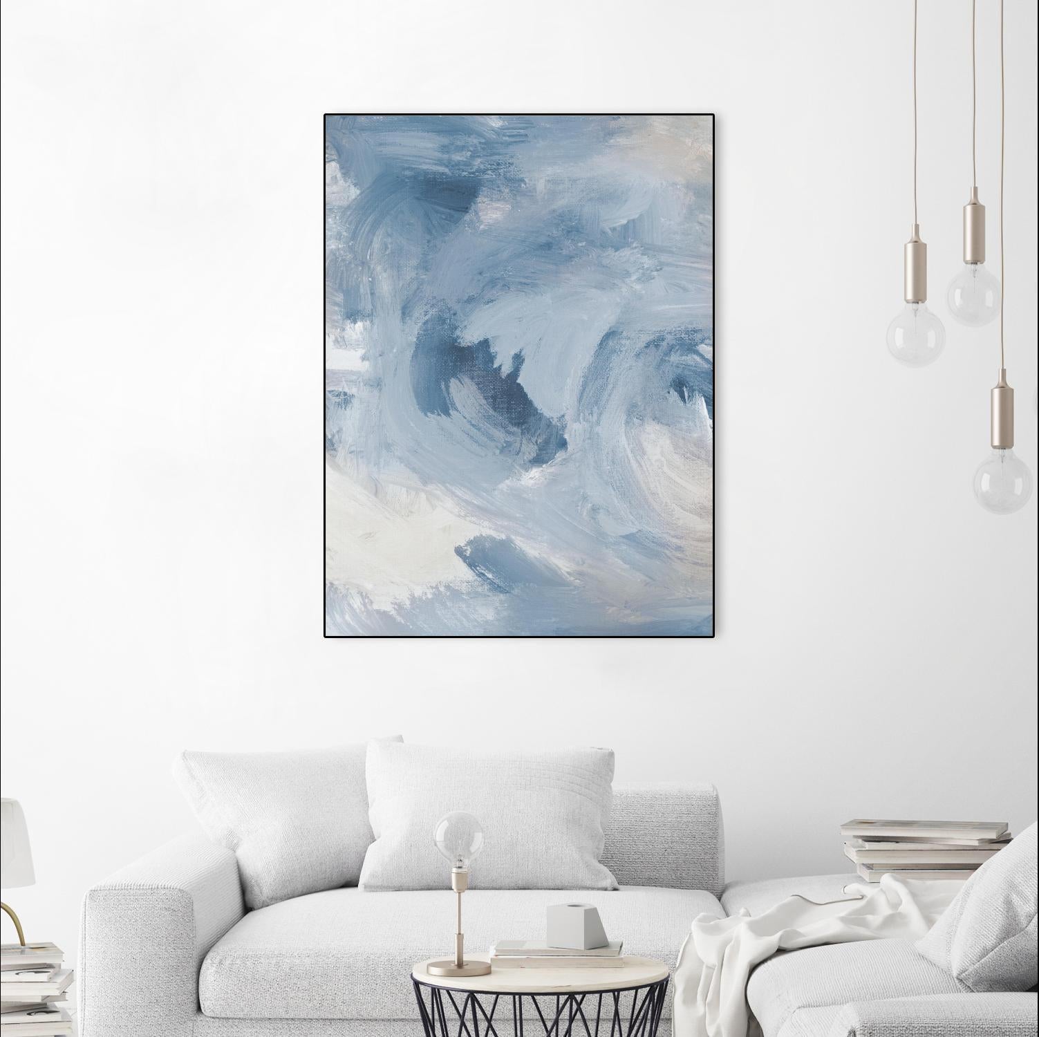 Blue Cloudy Dreams I by Lanie Loreth on GIANT ART - abstract 
