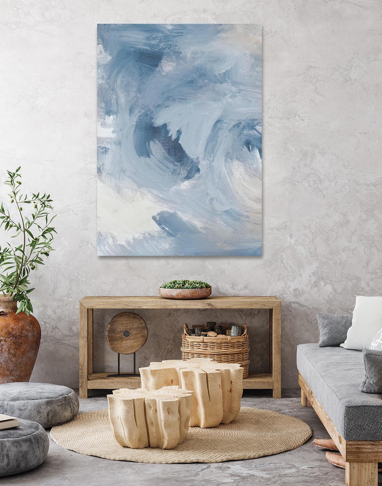 Blue Cloudy Dreams I by Lanie Loreth on GIANT ART - abstract 