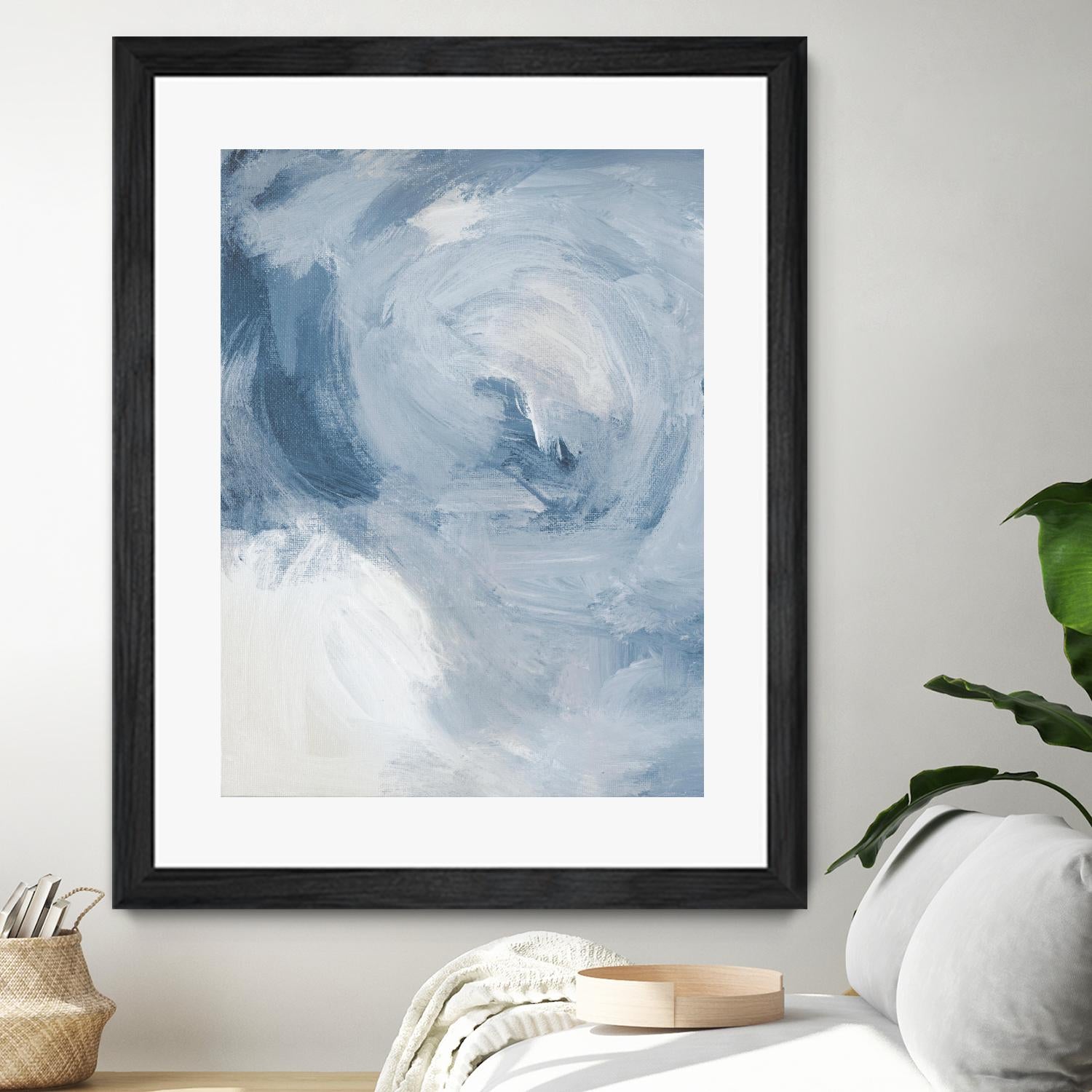 Blue Cloudy Dreams II by Lanie Loreth on GIANT ART - abstract 