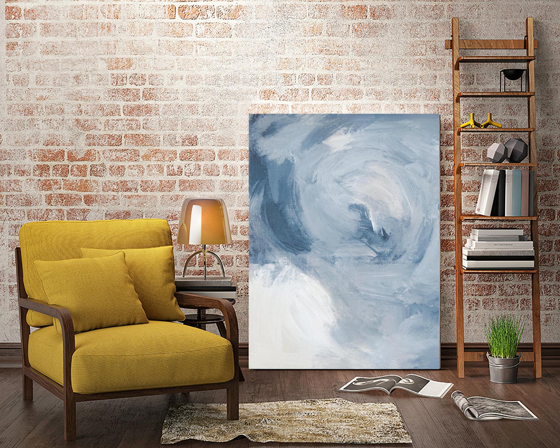Blue Cloudy Dreams II by Lanie Loreth on GIANT ART - abstract 