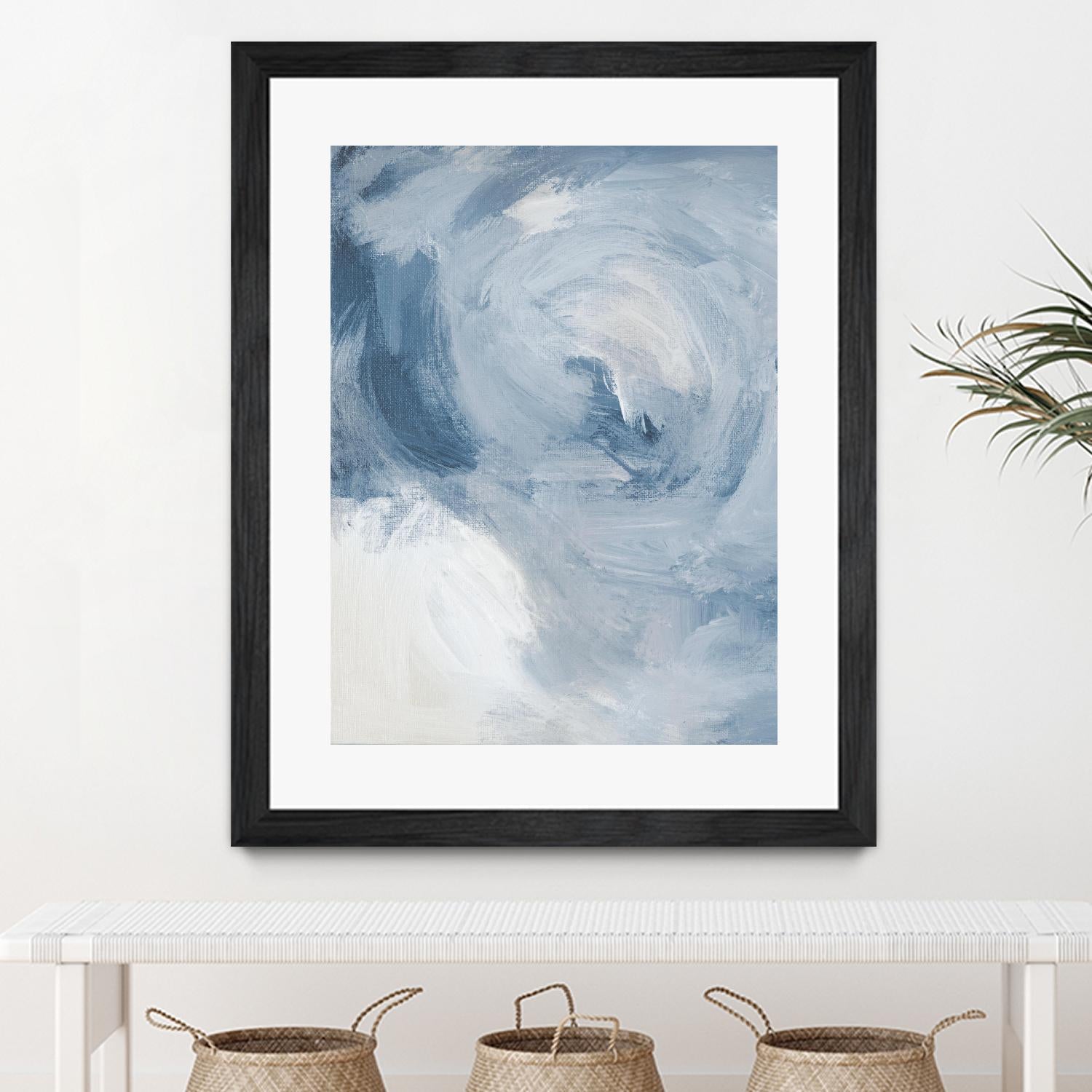 Blue Cloudy Dreams II by Lanie Loreth on GIANT ART - abstract 