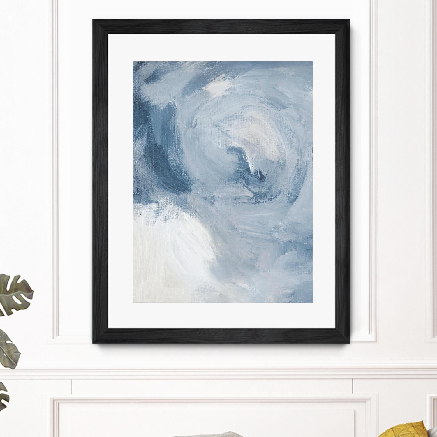 Blue Cloudy Dreams II by Lanie Loreth on GIANT ART - abstract 