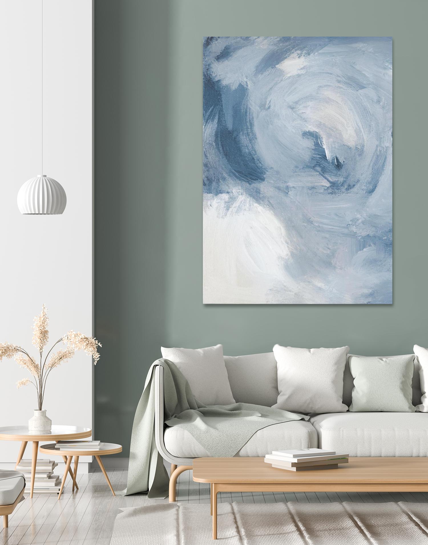 Blue Cloudy Dreams II by Lanie Loreth on GIANT ART - abstract 
