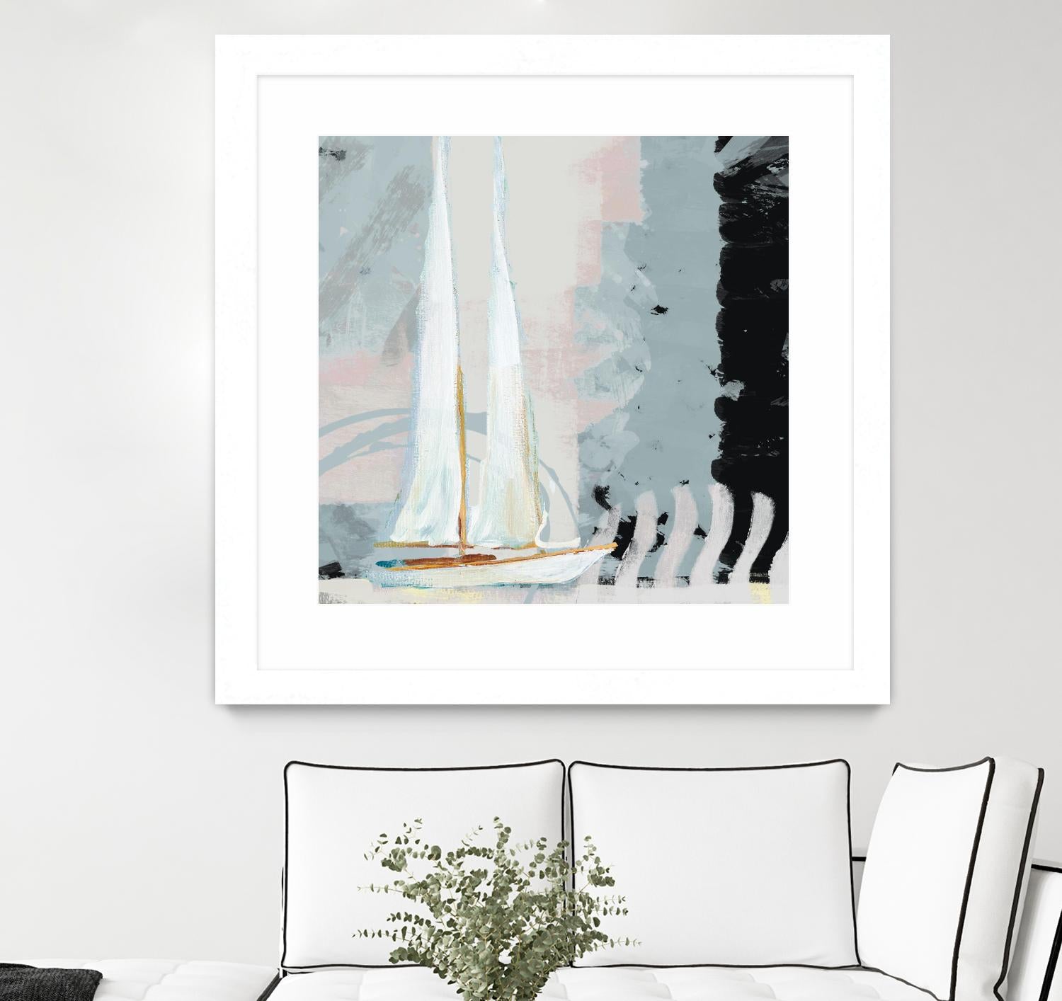 Boat Sailing II by Dan Meneely on GIANT ART - coastal 