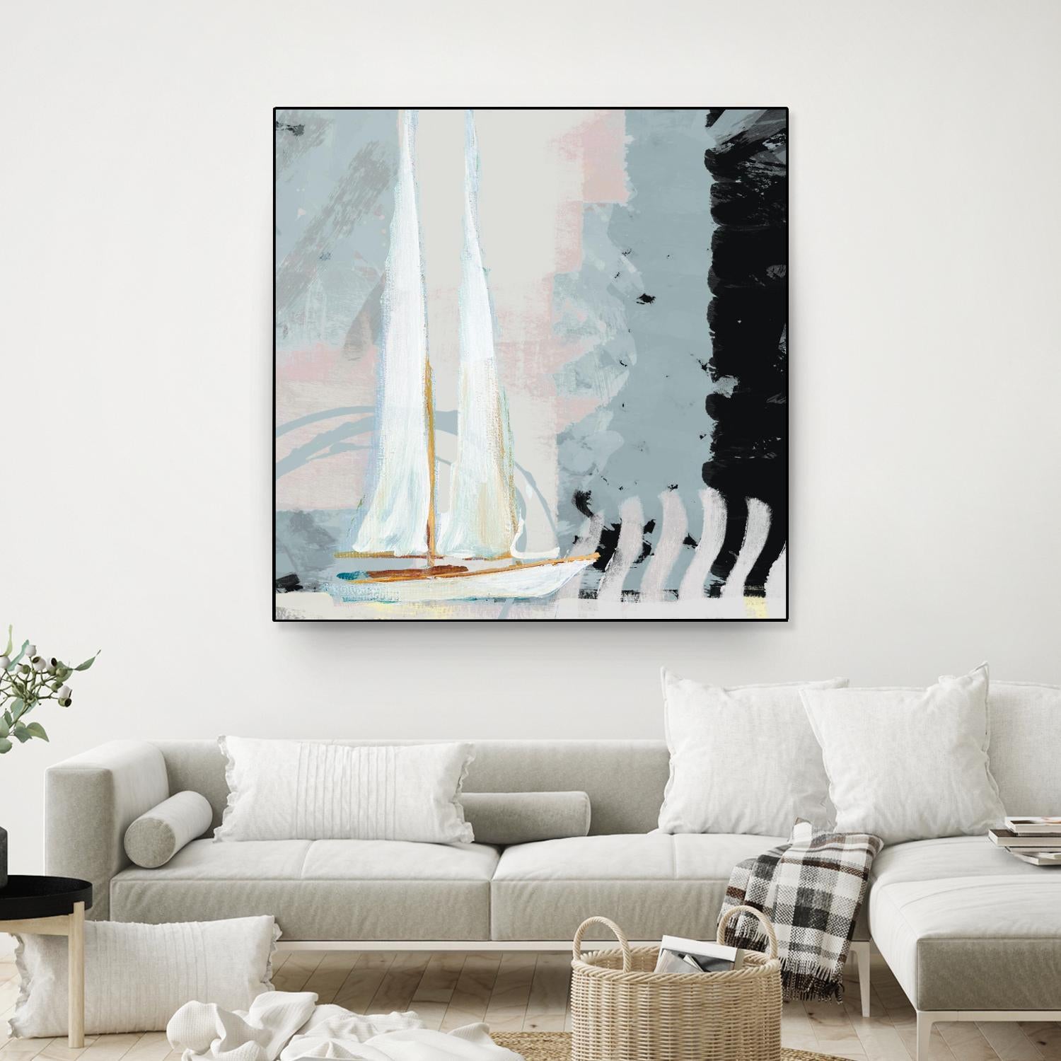 Boat Sailing II by Dan Meneely on GIANT ART - coastal 