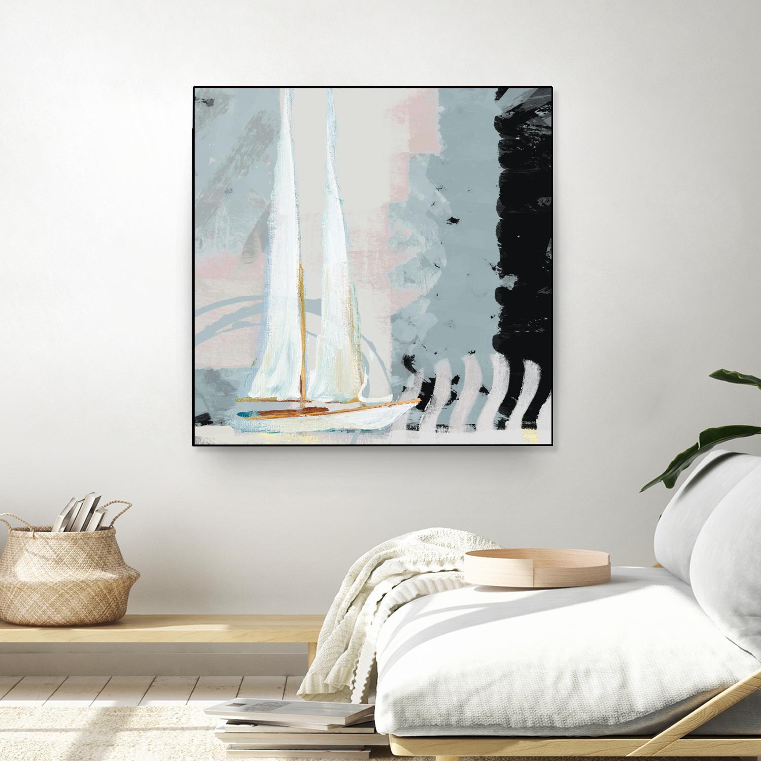 Boat Sailing II by Dan Meneely on GIANT ART - coastal 