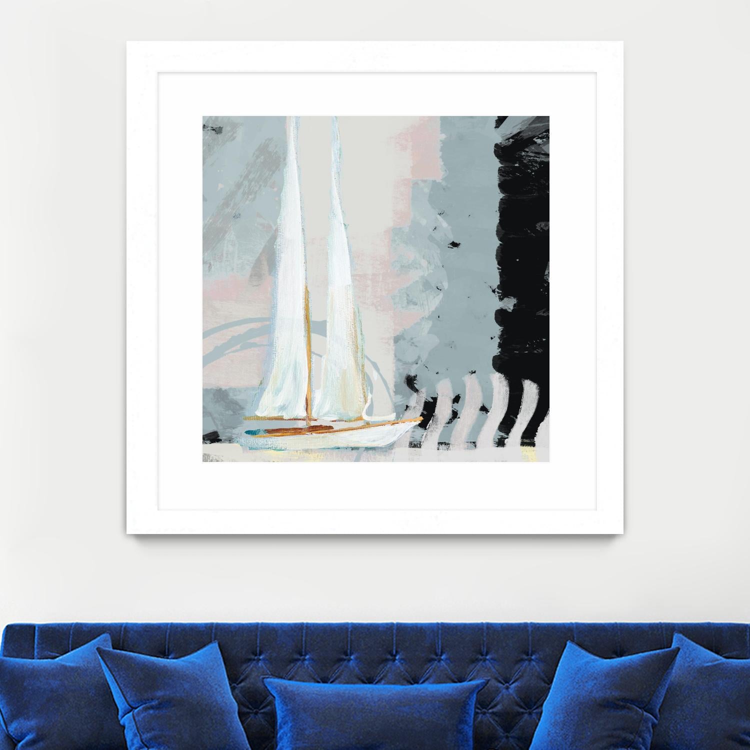 Boat Sailing II by Dan Meneely on GIANT ART - coastal 