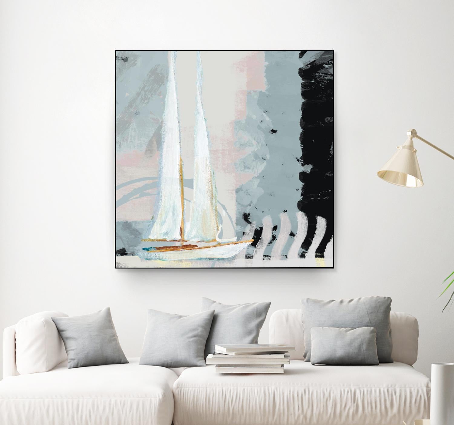 Boat Sailing II by Dan Meneely on GIANT ART - coastal 