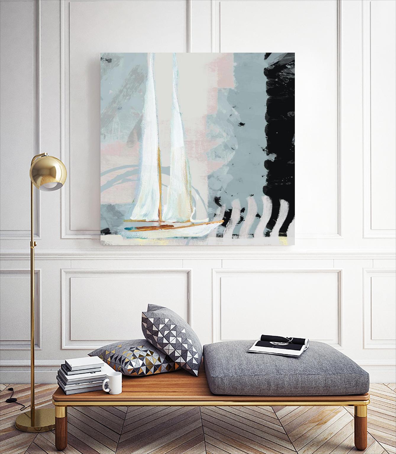 Boat Sailing II by Dan Meneely on GIANT ART - coastal 