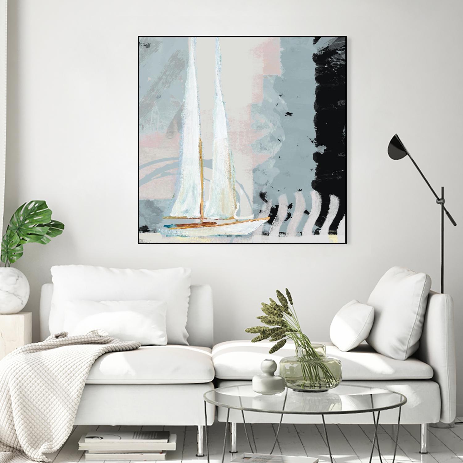 Boat Sailing II by Dan Meneely on GIANT ART - coastal 
