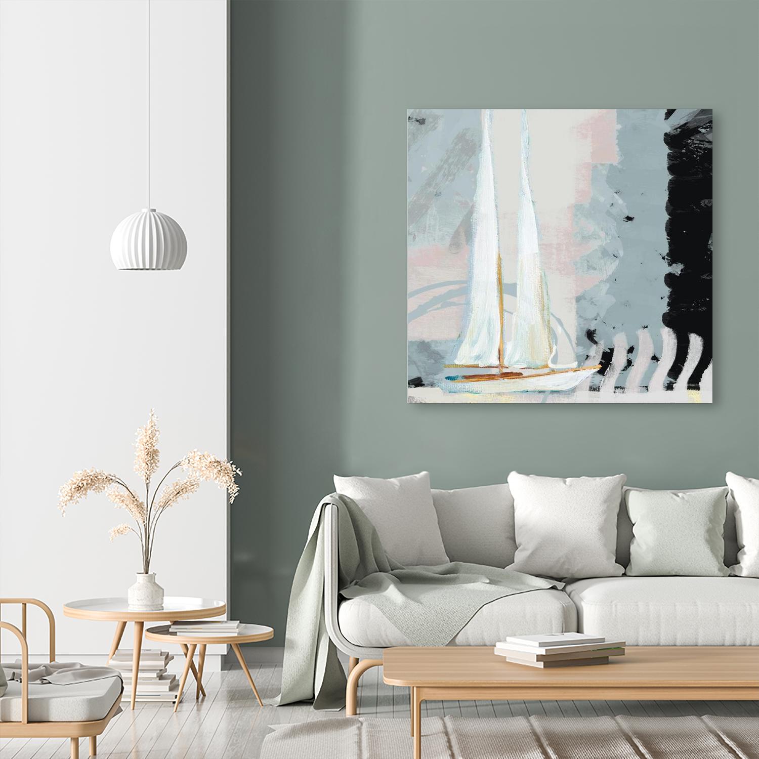 Boat Sailing II by Dan Meneely on GIANT ART - coastal 