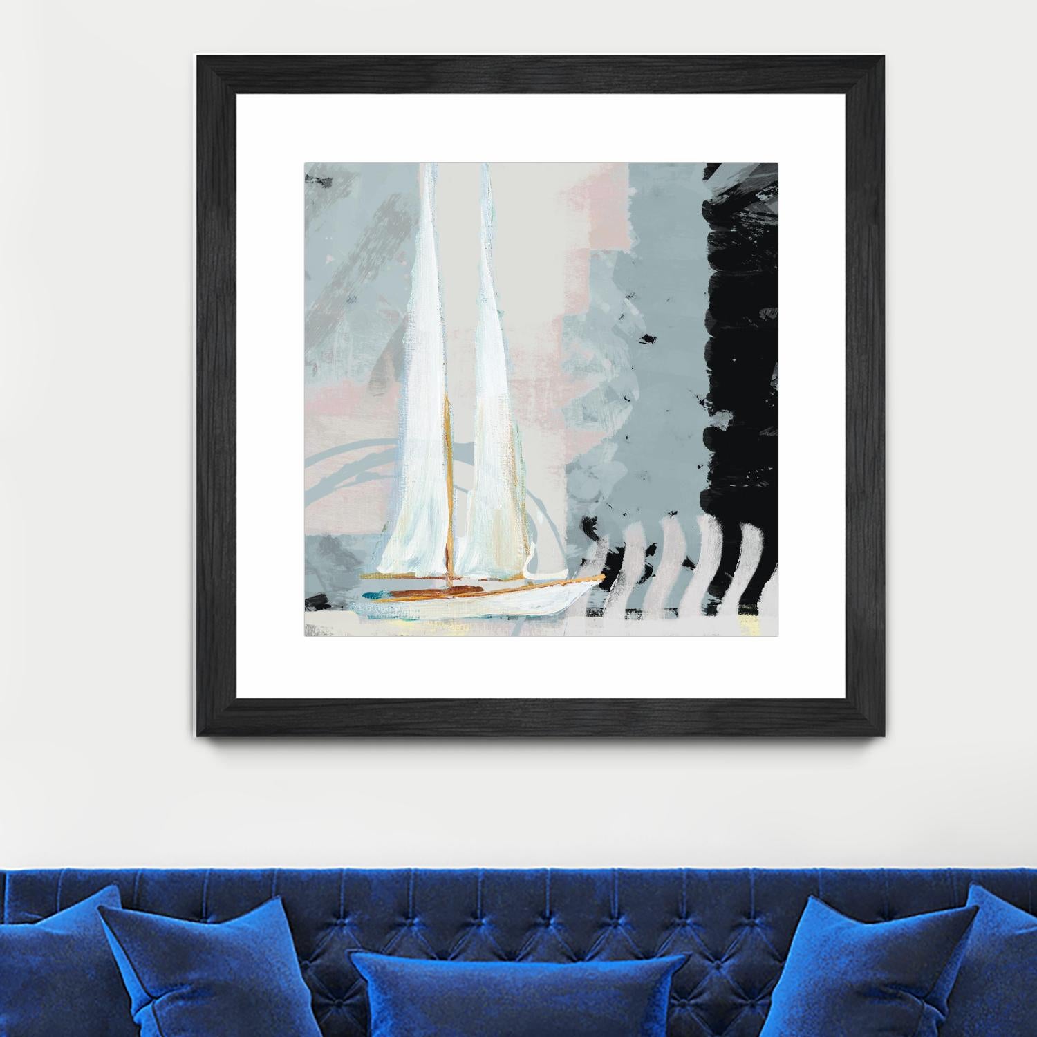 Boat Sailing II by Dan Meneely on GIANT ART - coastal 