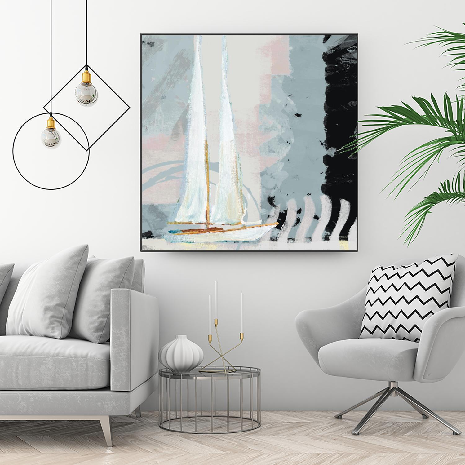 Boat Sailing II by Dan Meneely on GIANT ART - coastal 