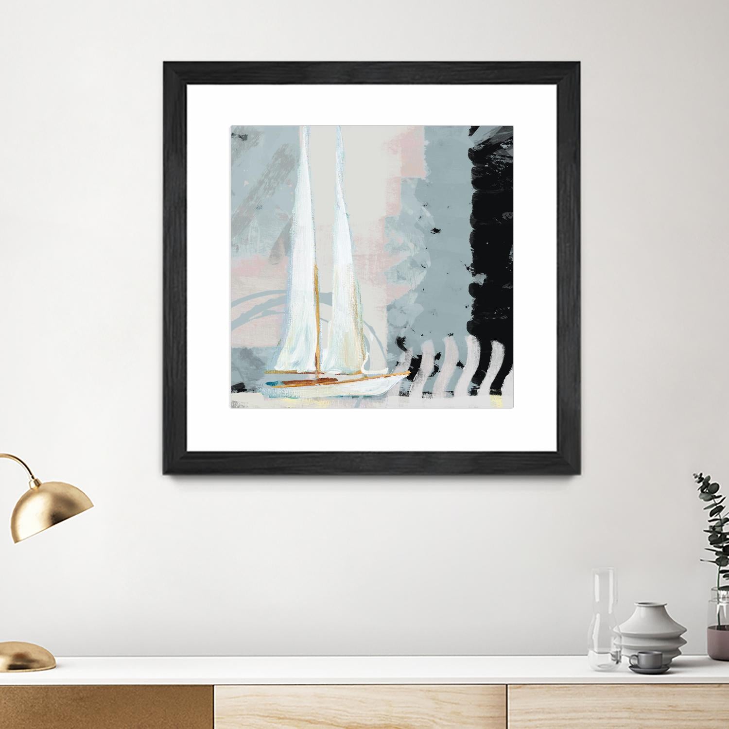 Boat Sailing II by Dan Meneely on GIANT ART - coastal 