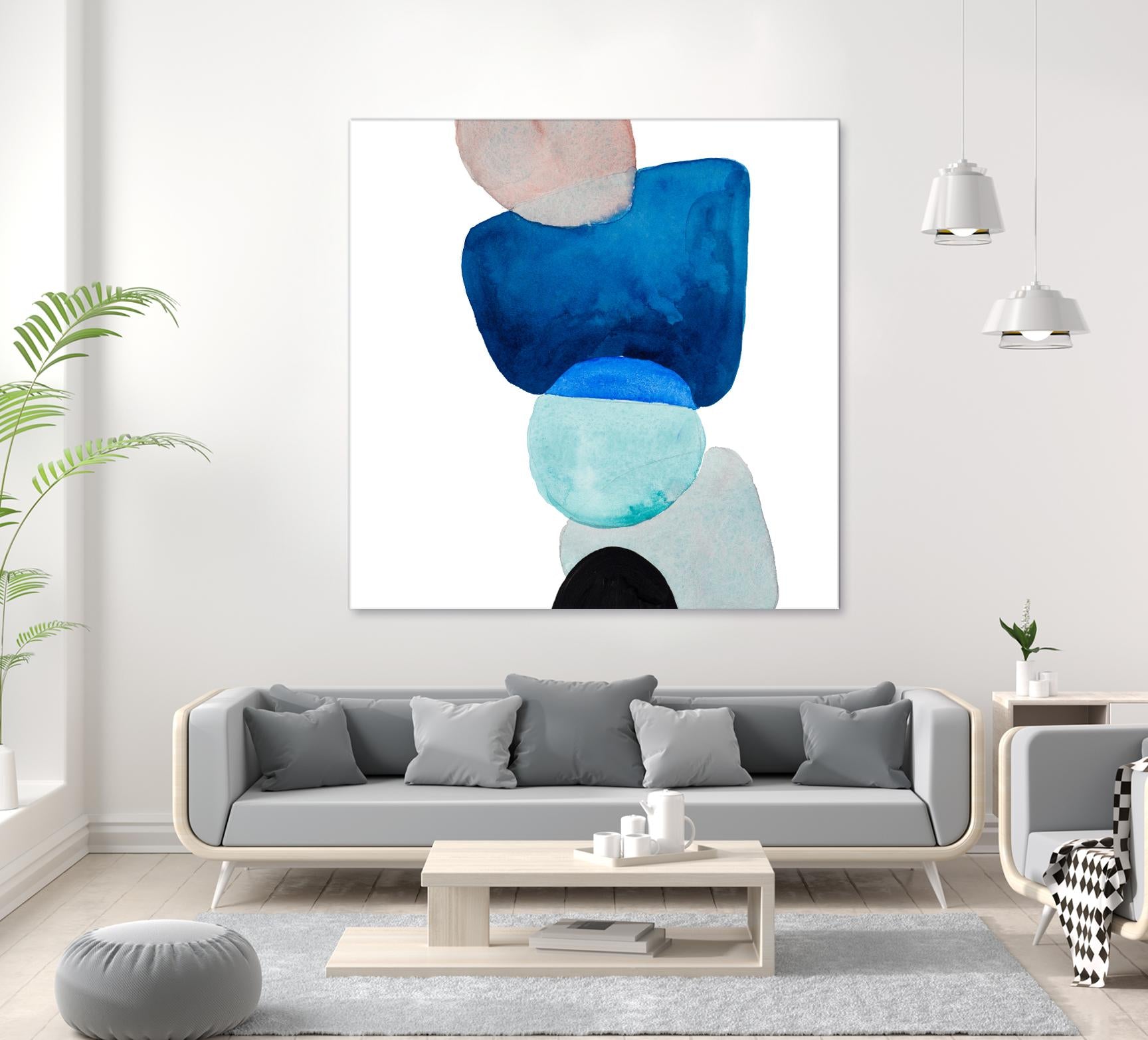 Head Over Heels Abstract I by Lanie Loreth on GIANT ART - multi Abstract