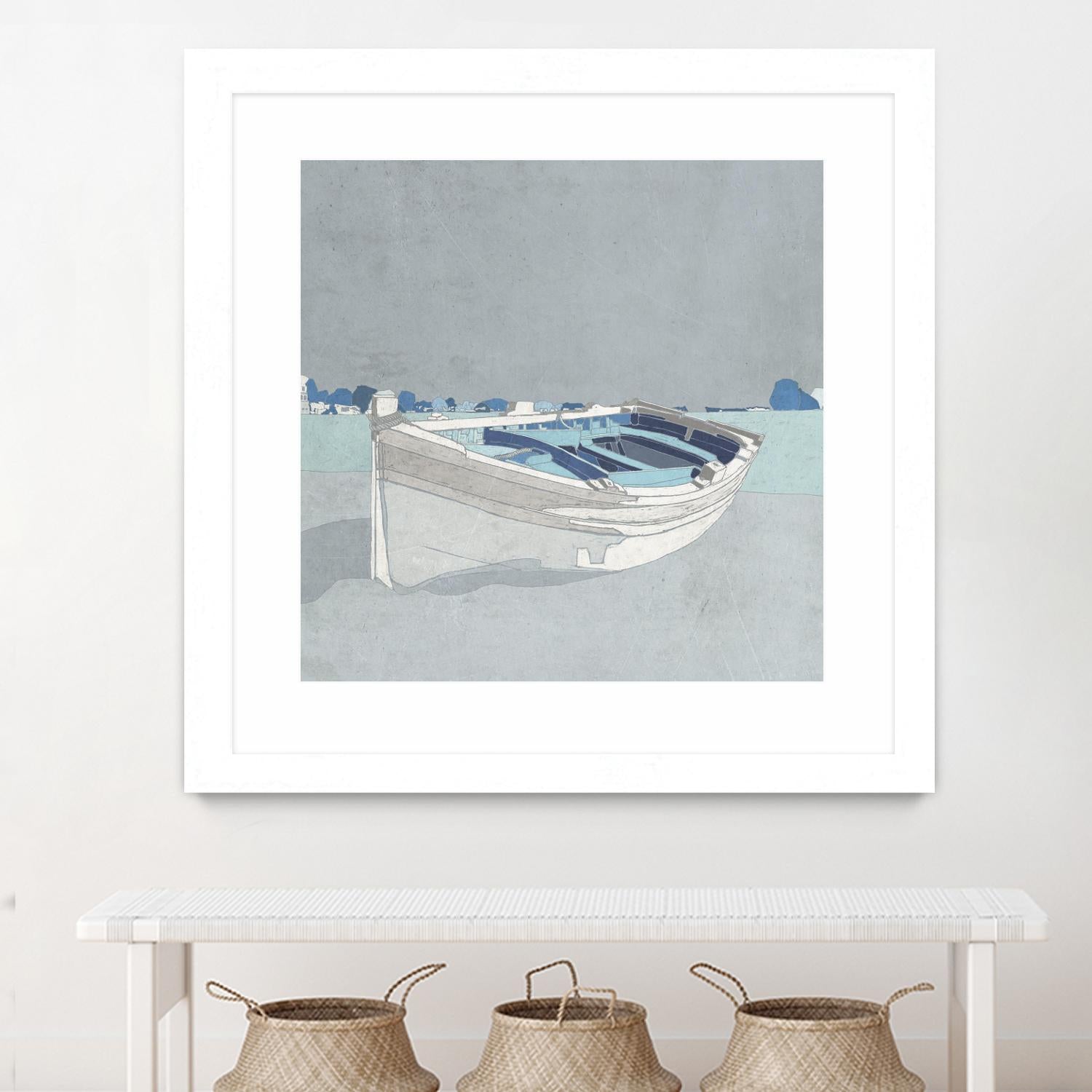 Docked Ashore II by Ynon Mabat on GIANT ART - coastal 