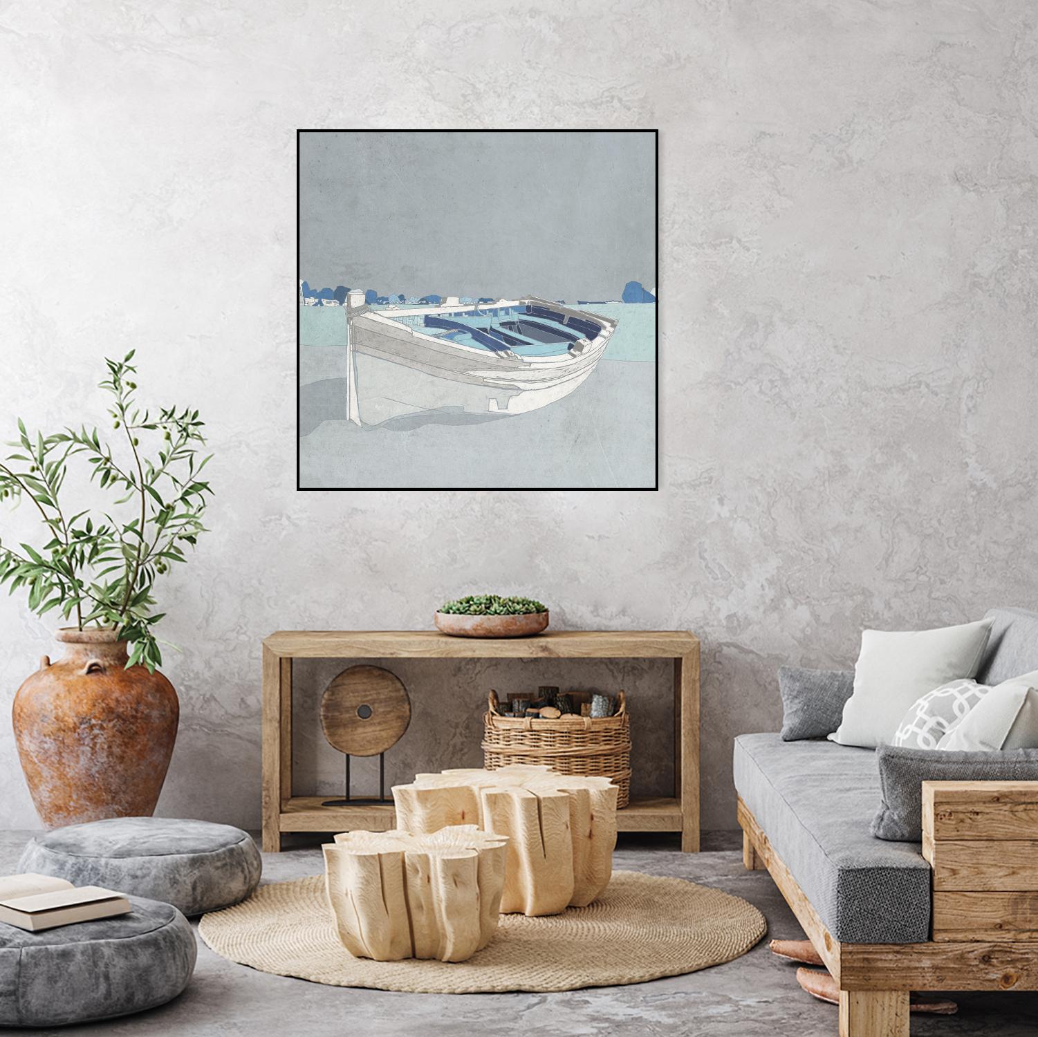 Docked Ashore II by Ynon Mabat on GIANT ART - coastal 
