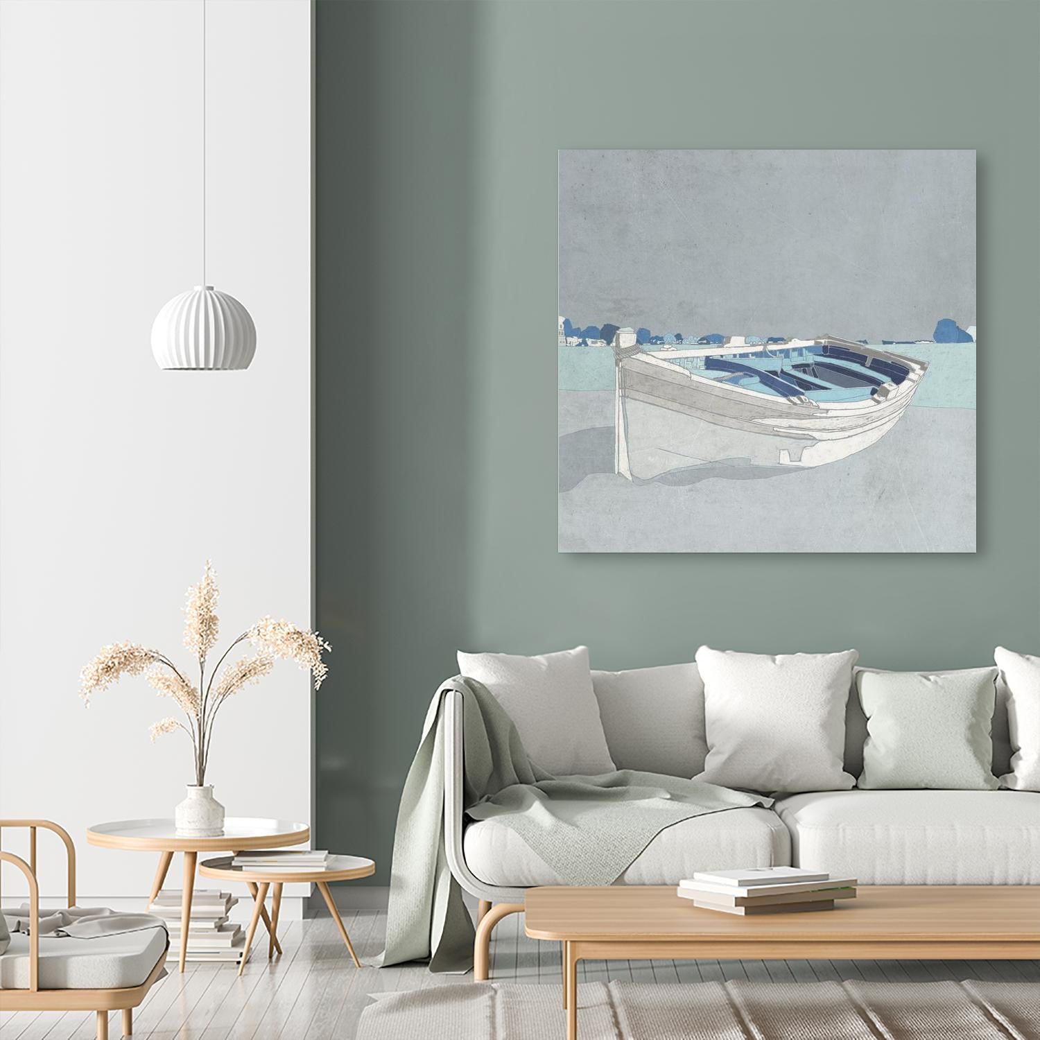 Docked Ashore II by Ynon Mabat on GIANT ART - coastal 