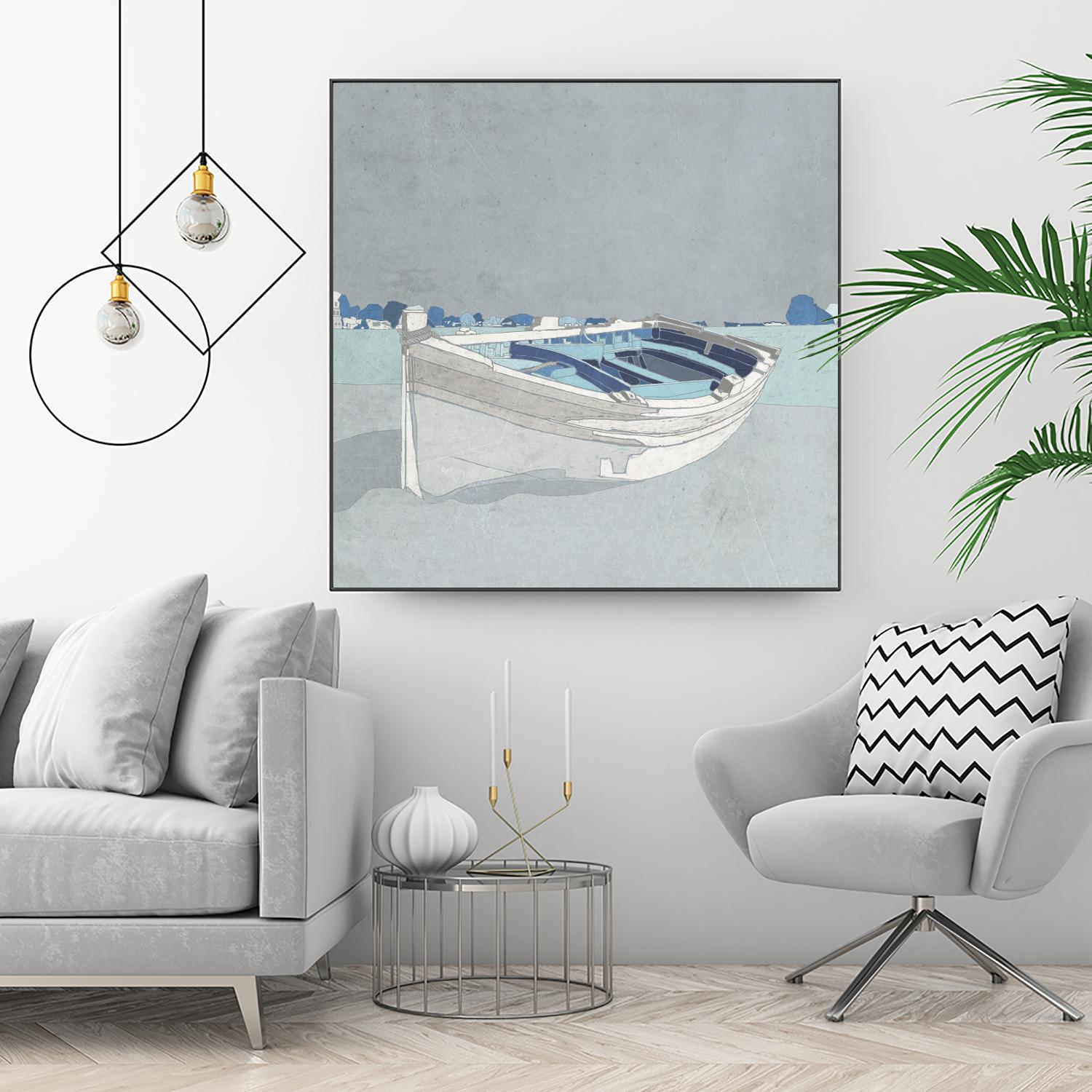Docked Ashore II by Ynon Mabat on GIANT ART - coastal 