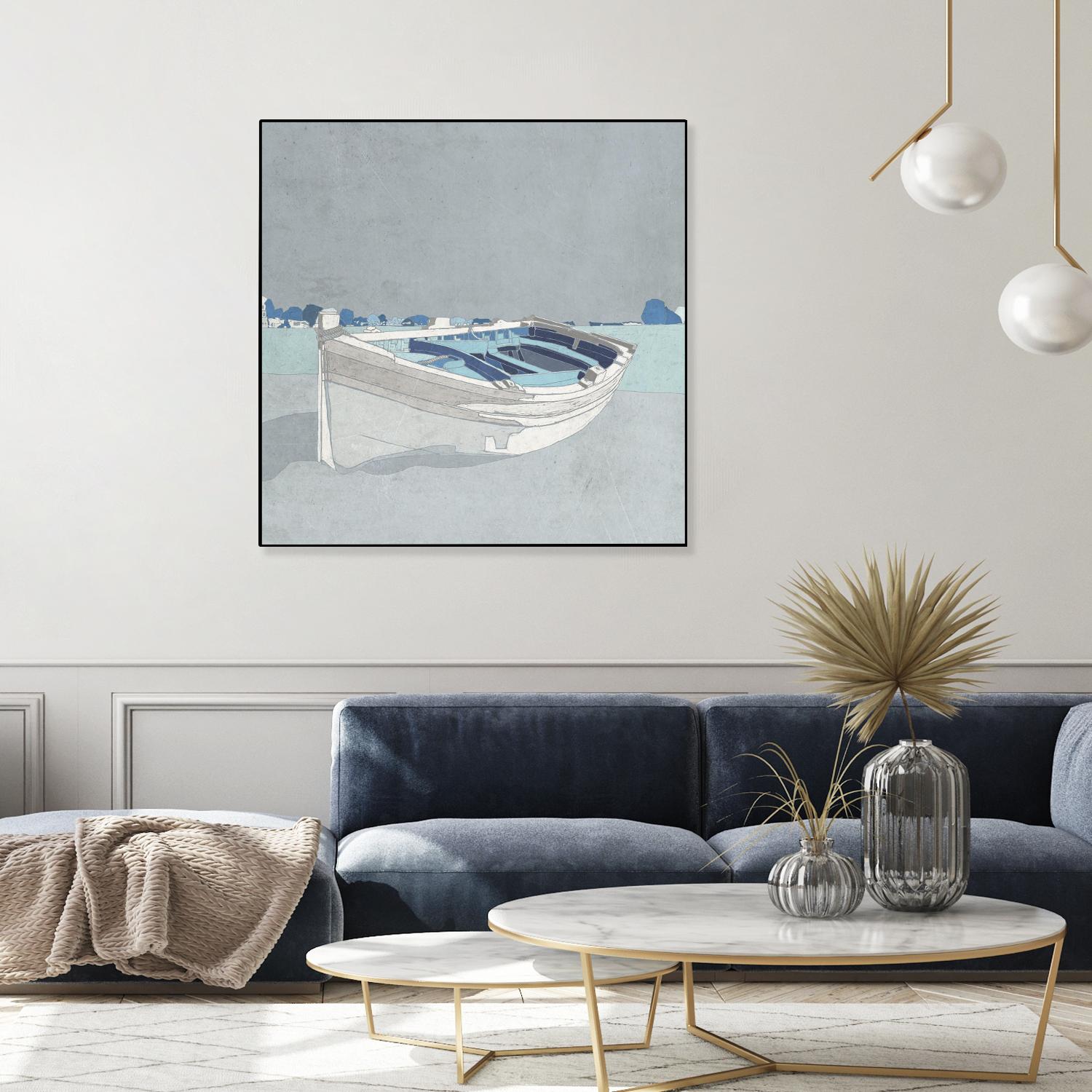 Docked Ashore II by Ynon Mabat on GIANT ART - coastal 
