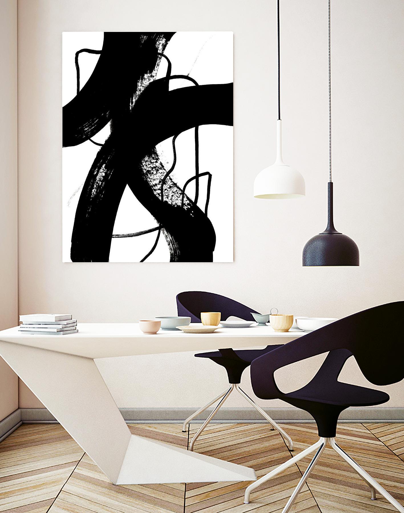 BlackThoroughfares I by Lanie Loreth on GIANT ART - white black & white
