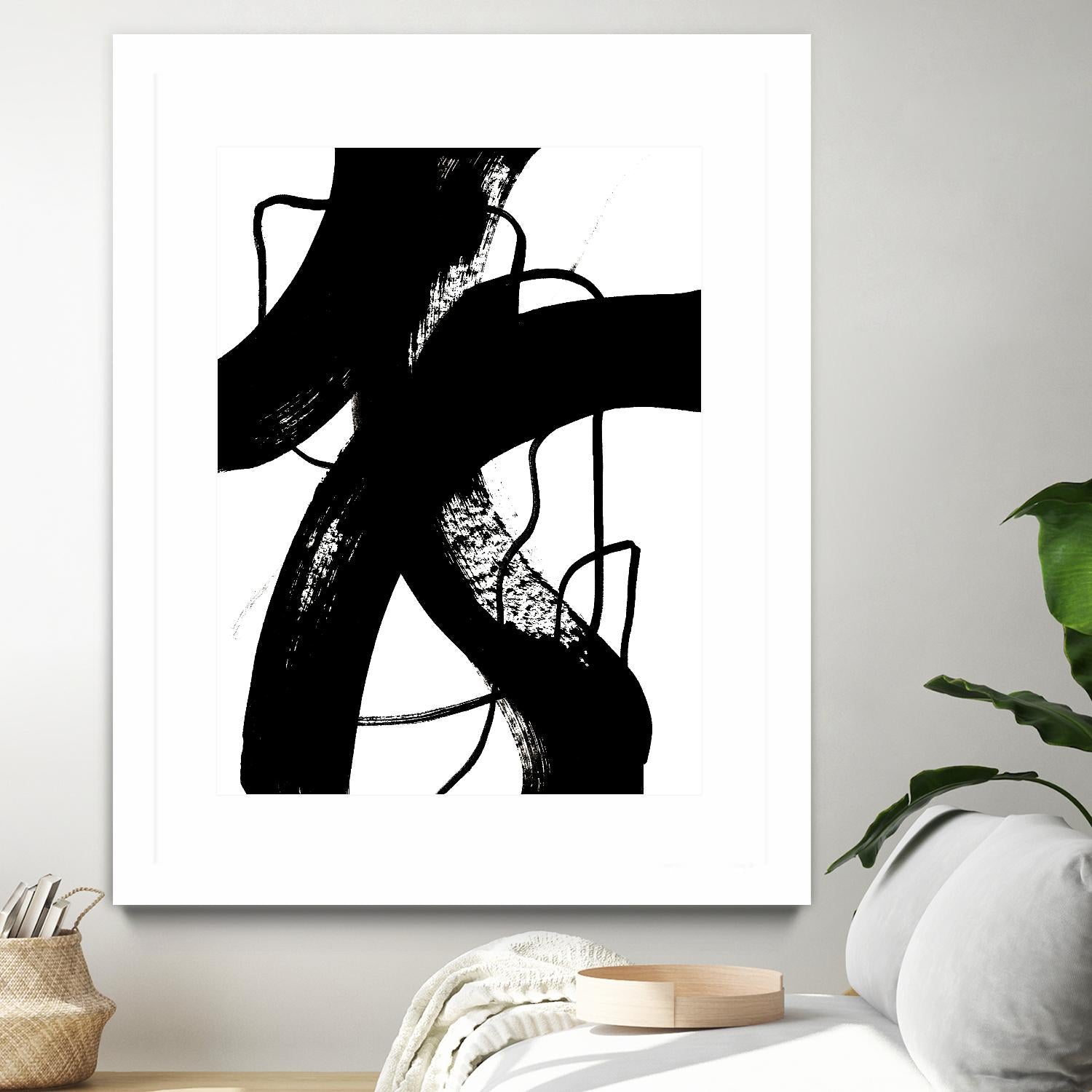 BlackThoroughfares I by Lanie Loreth on GIANT ART - white black & white