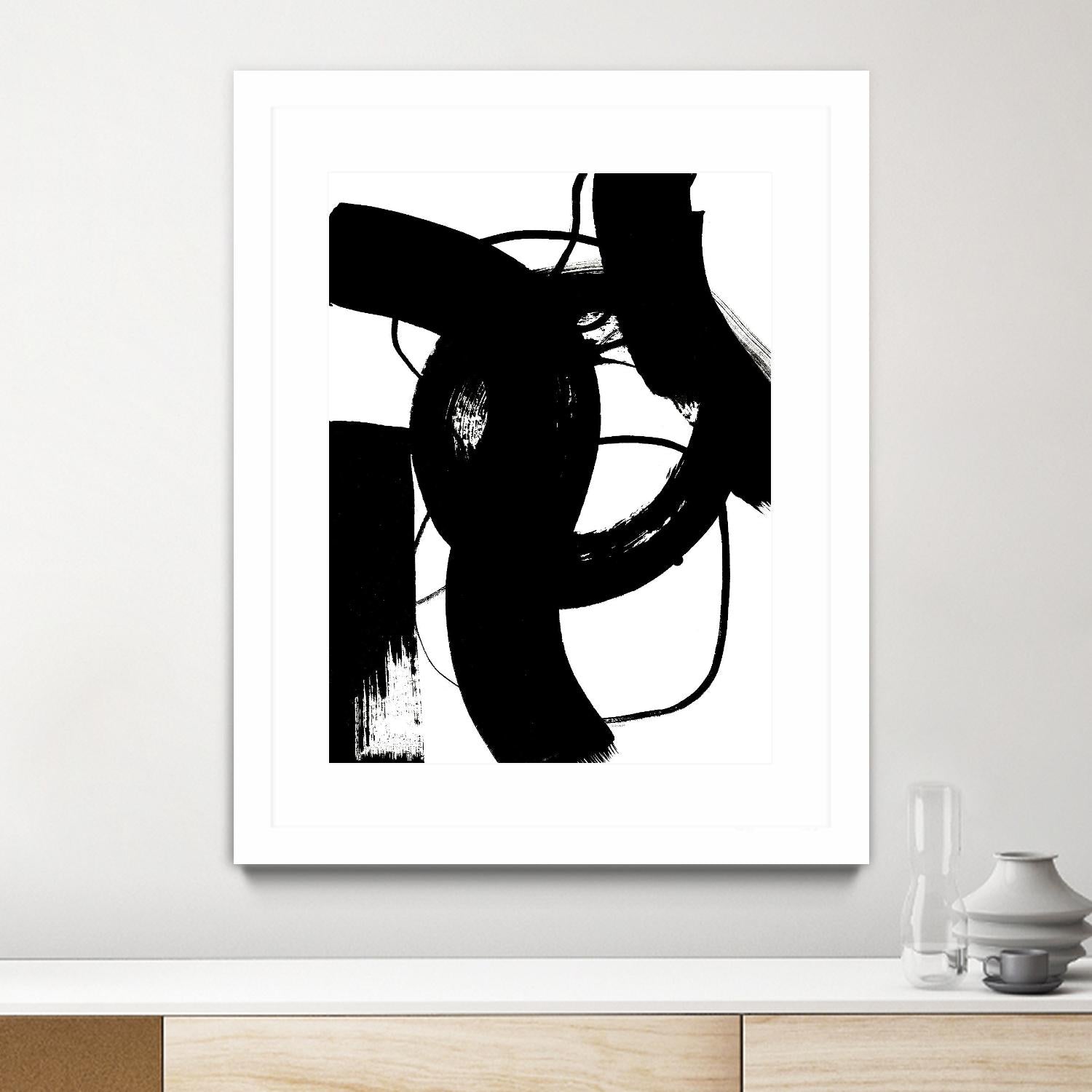 BlackThoroughfares II by Lanie Loreth on GIANT ART - white black & white 