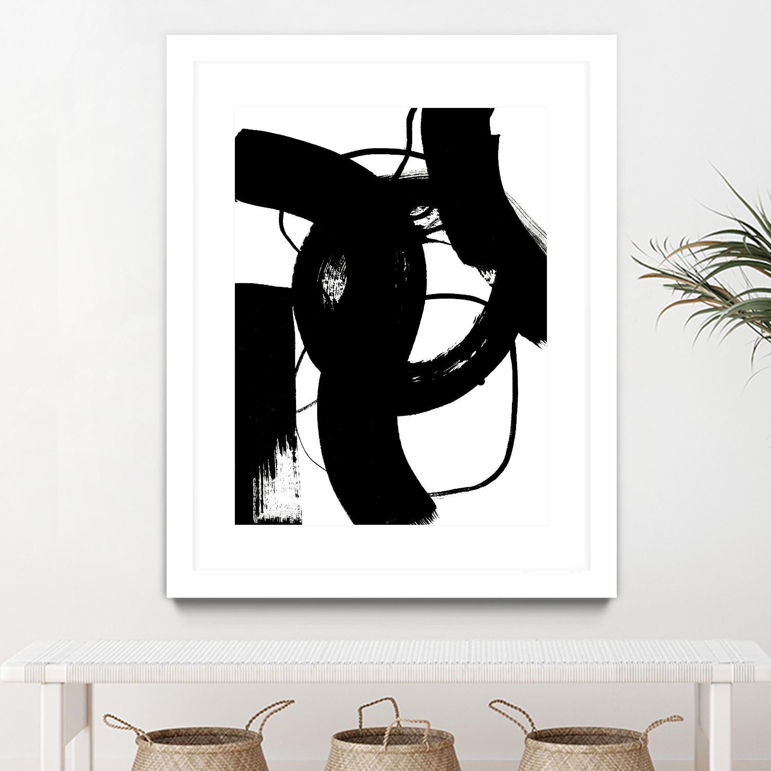 BlackThoroughfares II by Lanie Loreth on GIANT ART - white black & white 