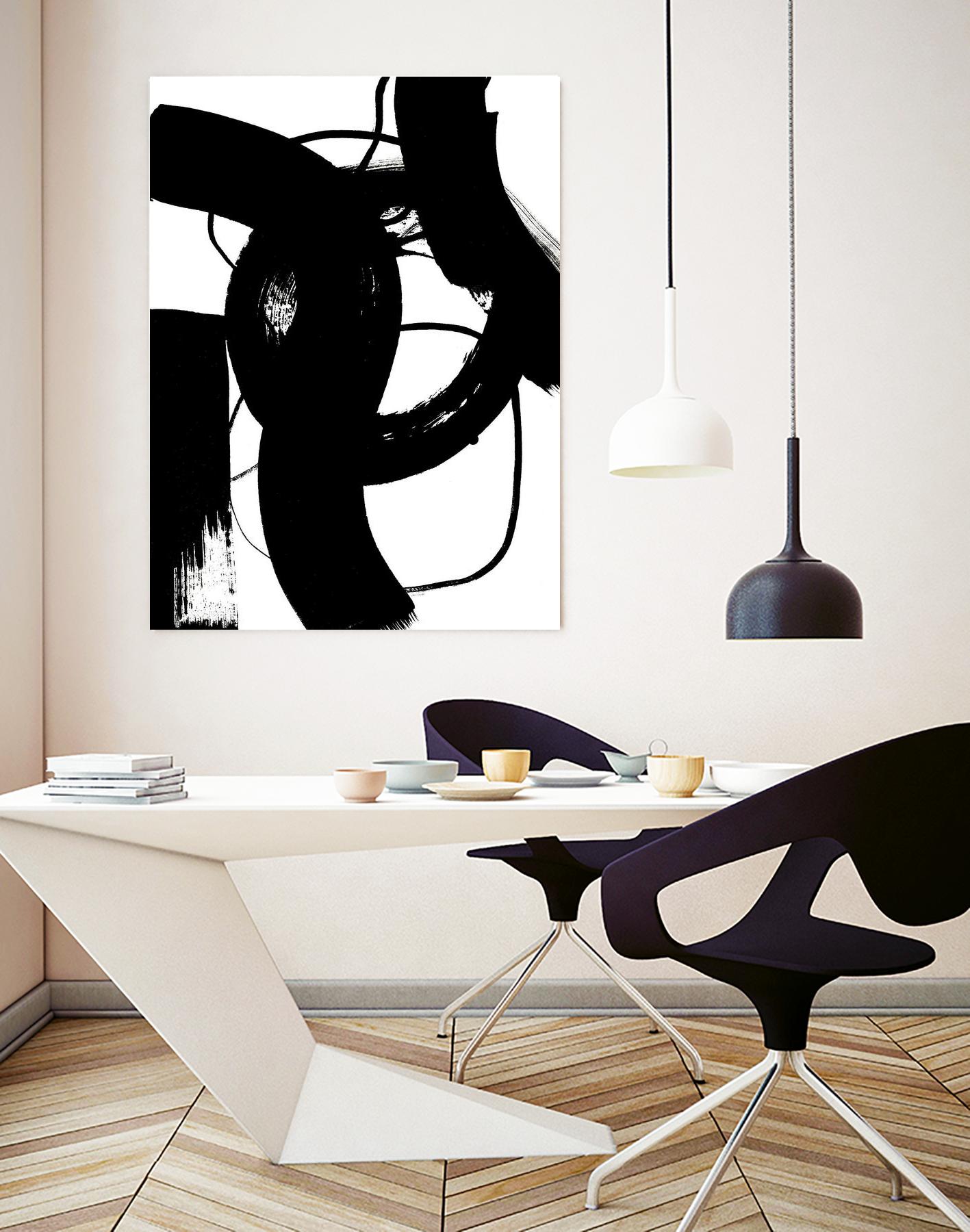 BlackThoroughfares II by Lanie Loreth on GIANT ART - white black & white 