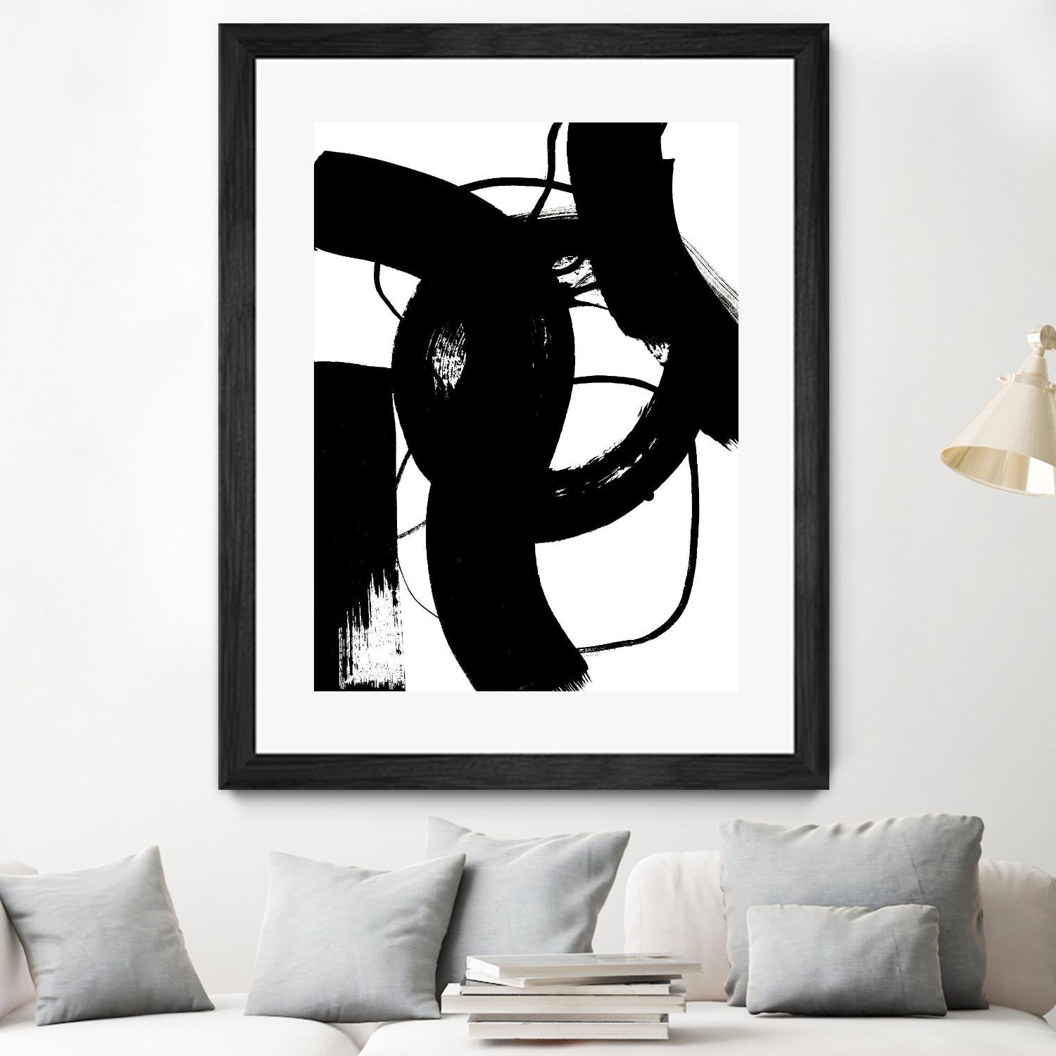 BlackThoroughfares II by Lanie Loreth on GIANT ART - white black & white 