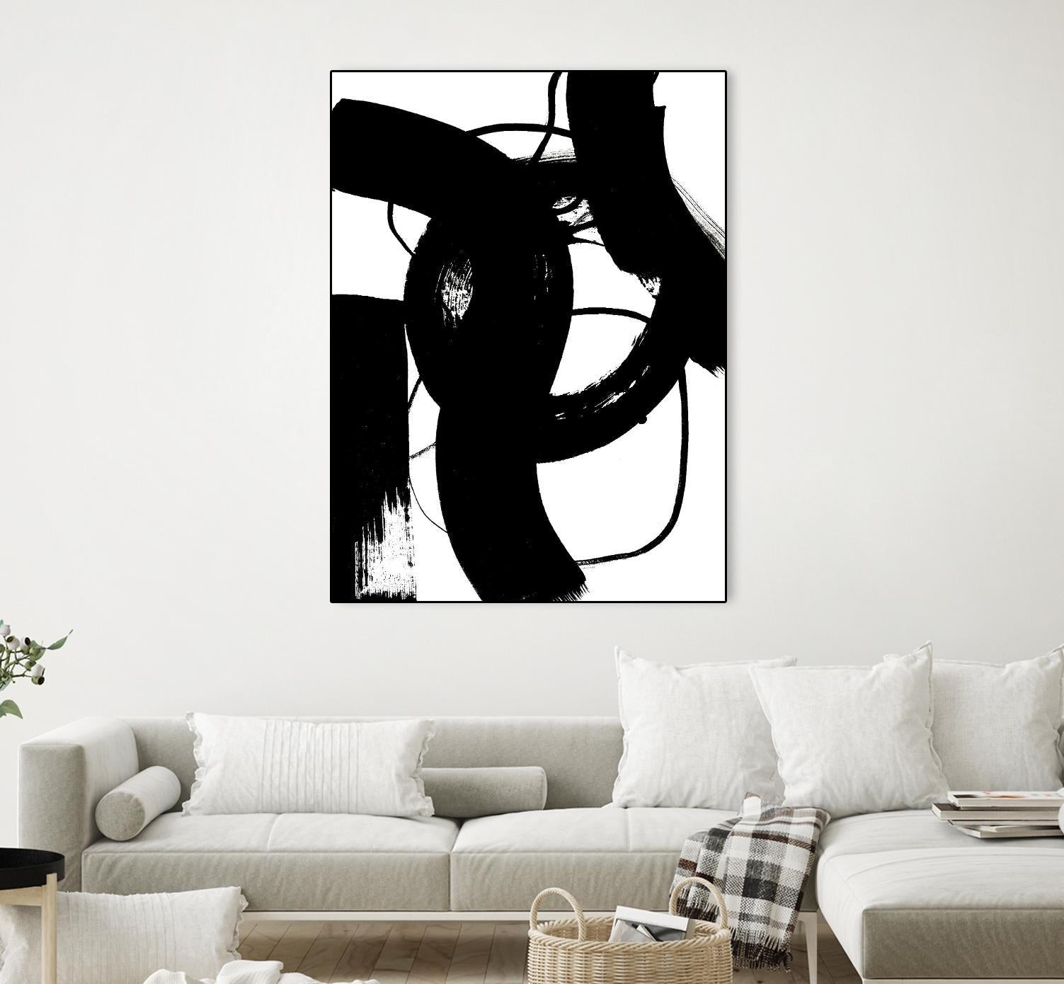 BlackThoroughfares II by Lanie Loreth on GIANT ART - white black & white 