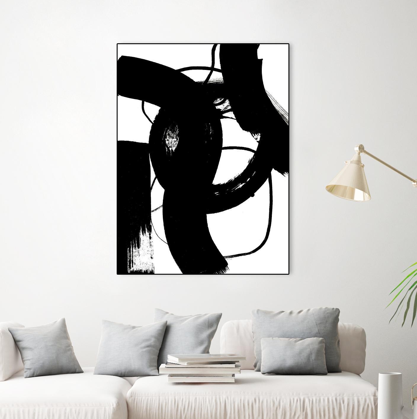 BlackThoroughfares II by Lanie Loreth on GIANT ART - white black & white 