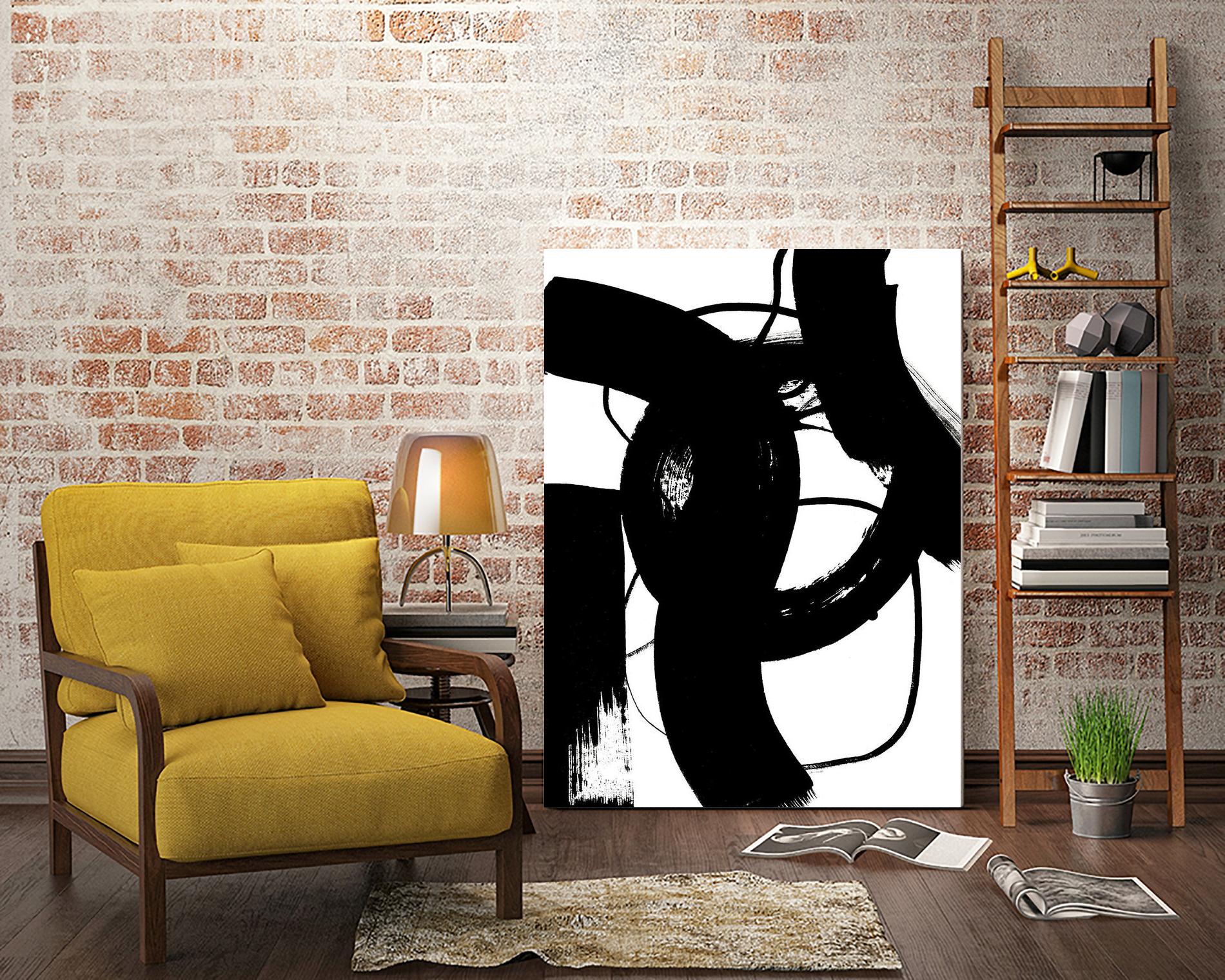 BlackThoroughfares II by Lanie Loreth on GIANT ART - white black & white 