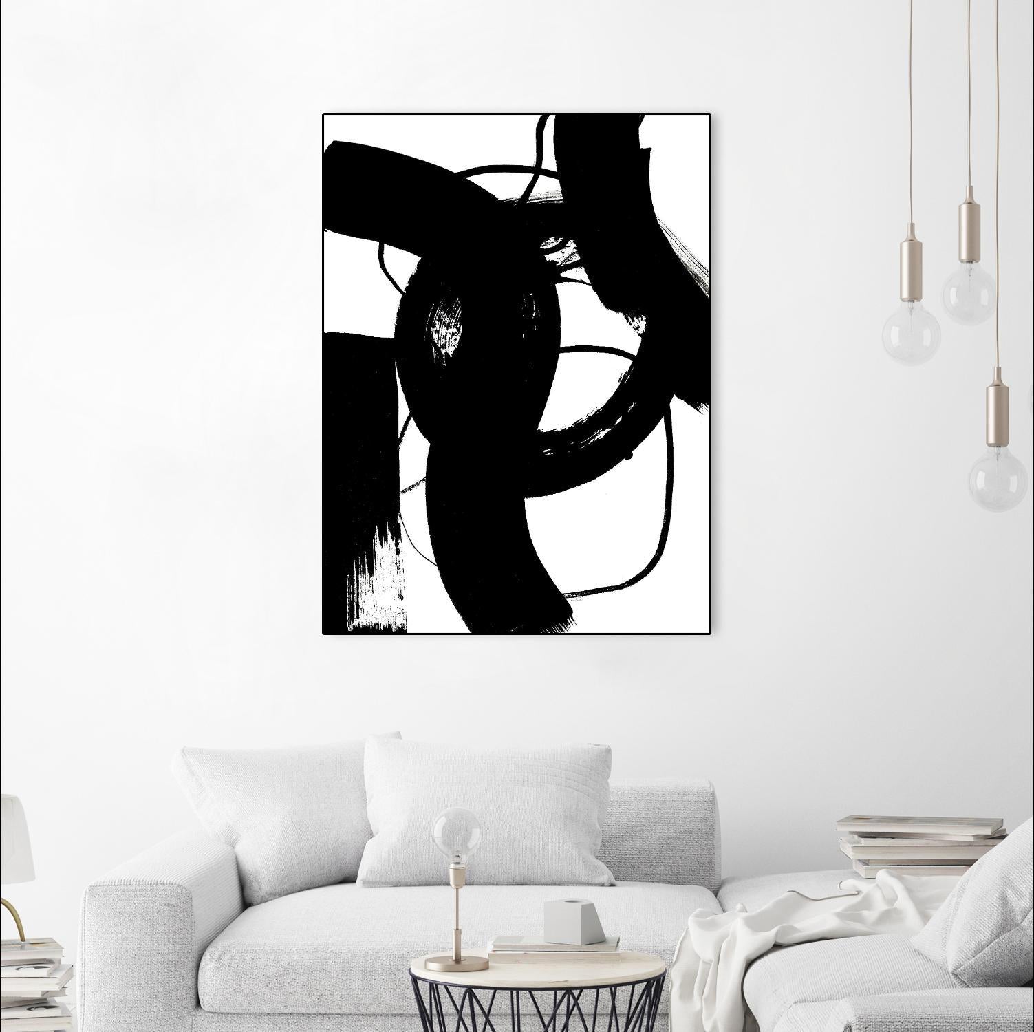 BlackThoroughfares II by Lanie Loreth on GIANT ART - white black & white 