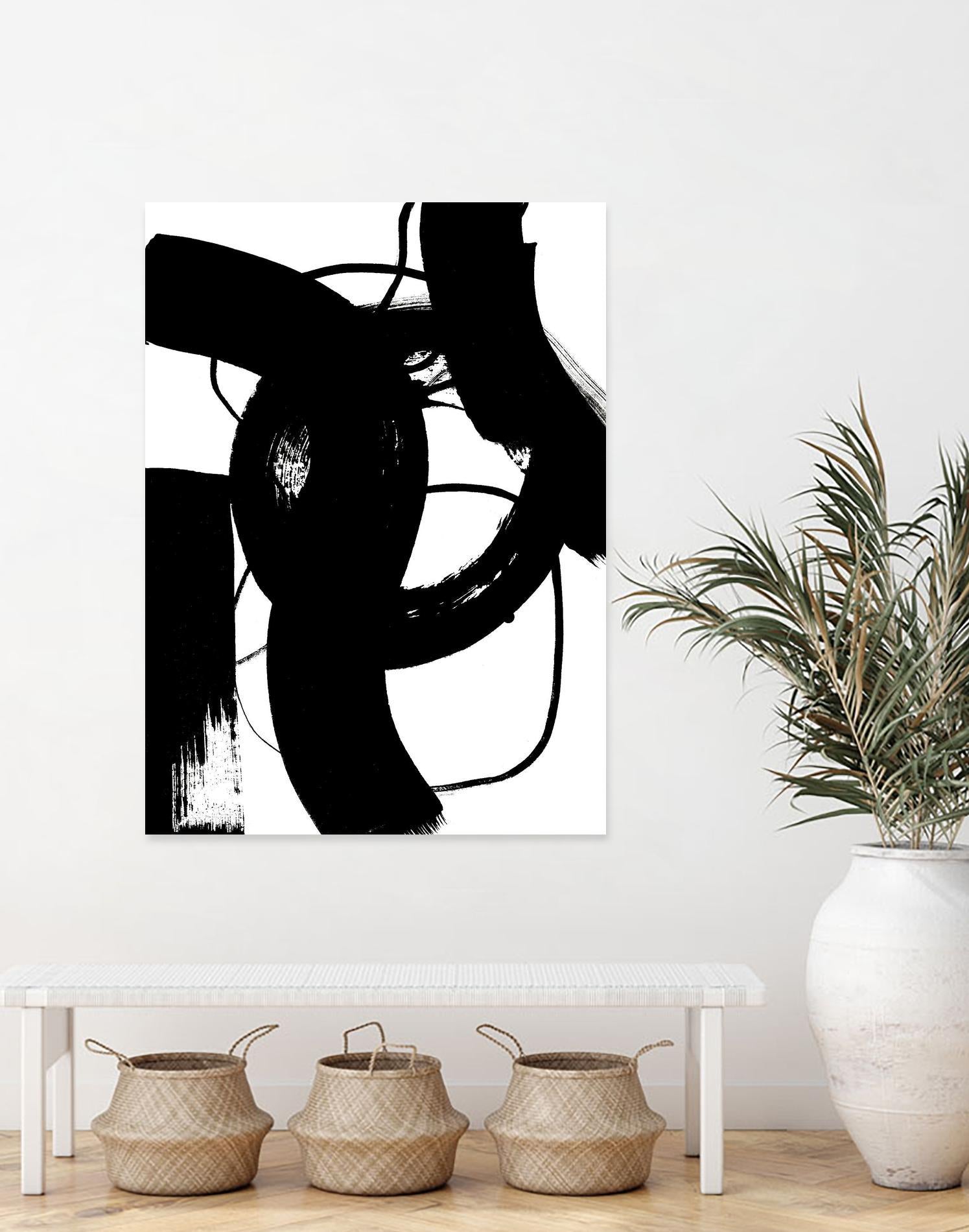 BlackThoroughfares II by Lanie Loreth on GIANT ART - white black & white 