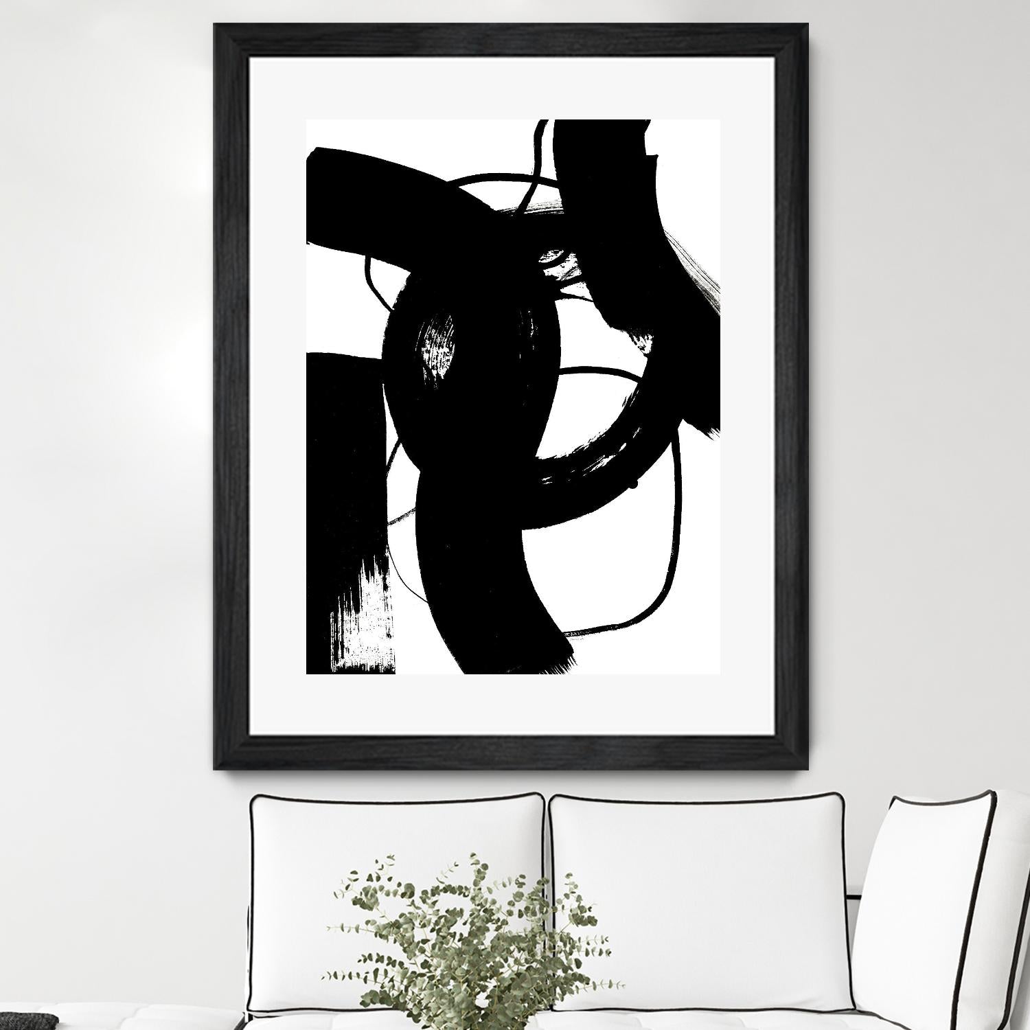 BlackThoroughfares II by Lanie Loreth on GIANT ART - white black & white 